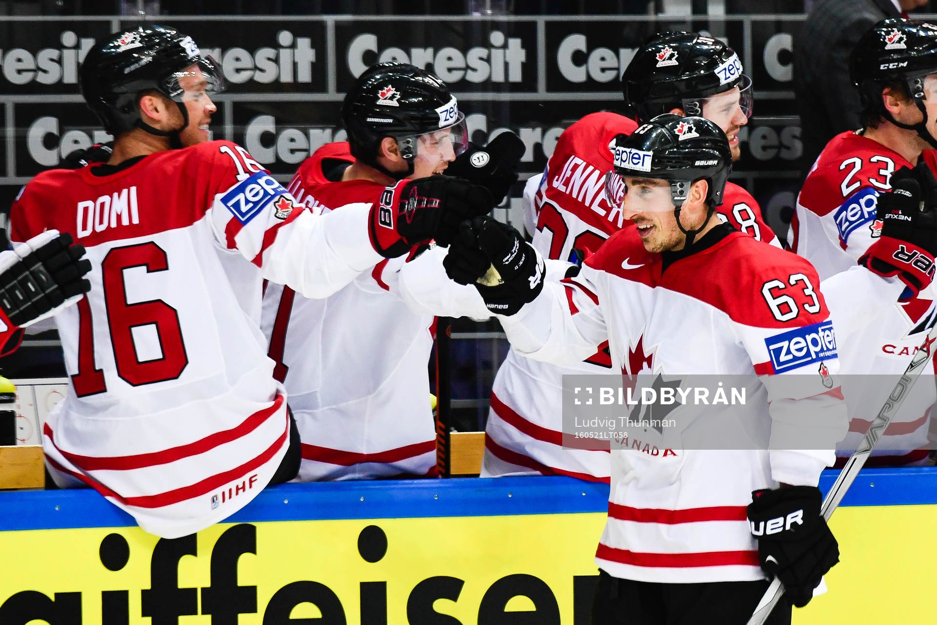 Kanadas Brad Marchand jublar