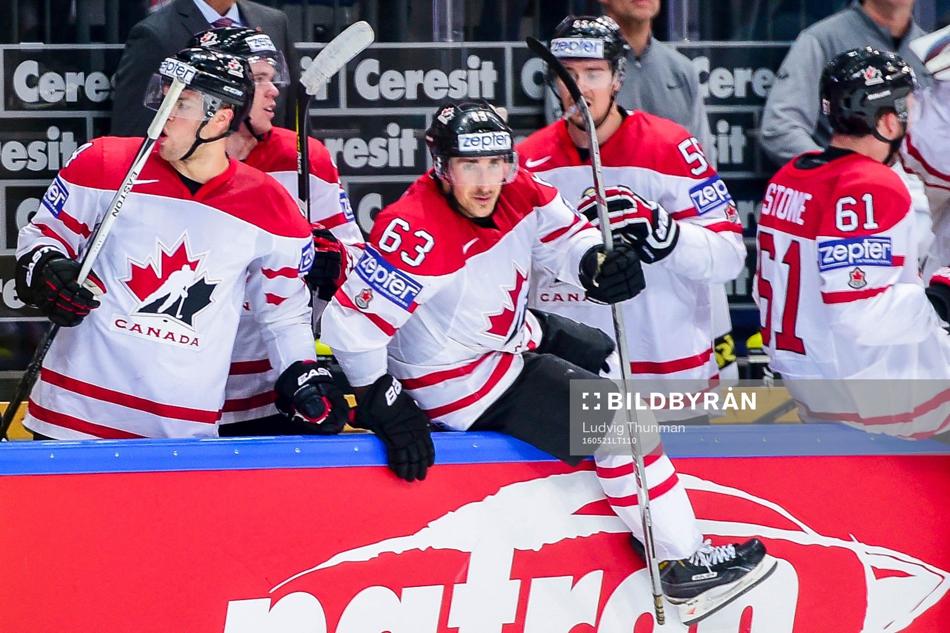 Kanadas Brad Marchand jublar