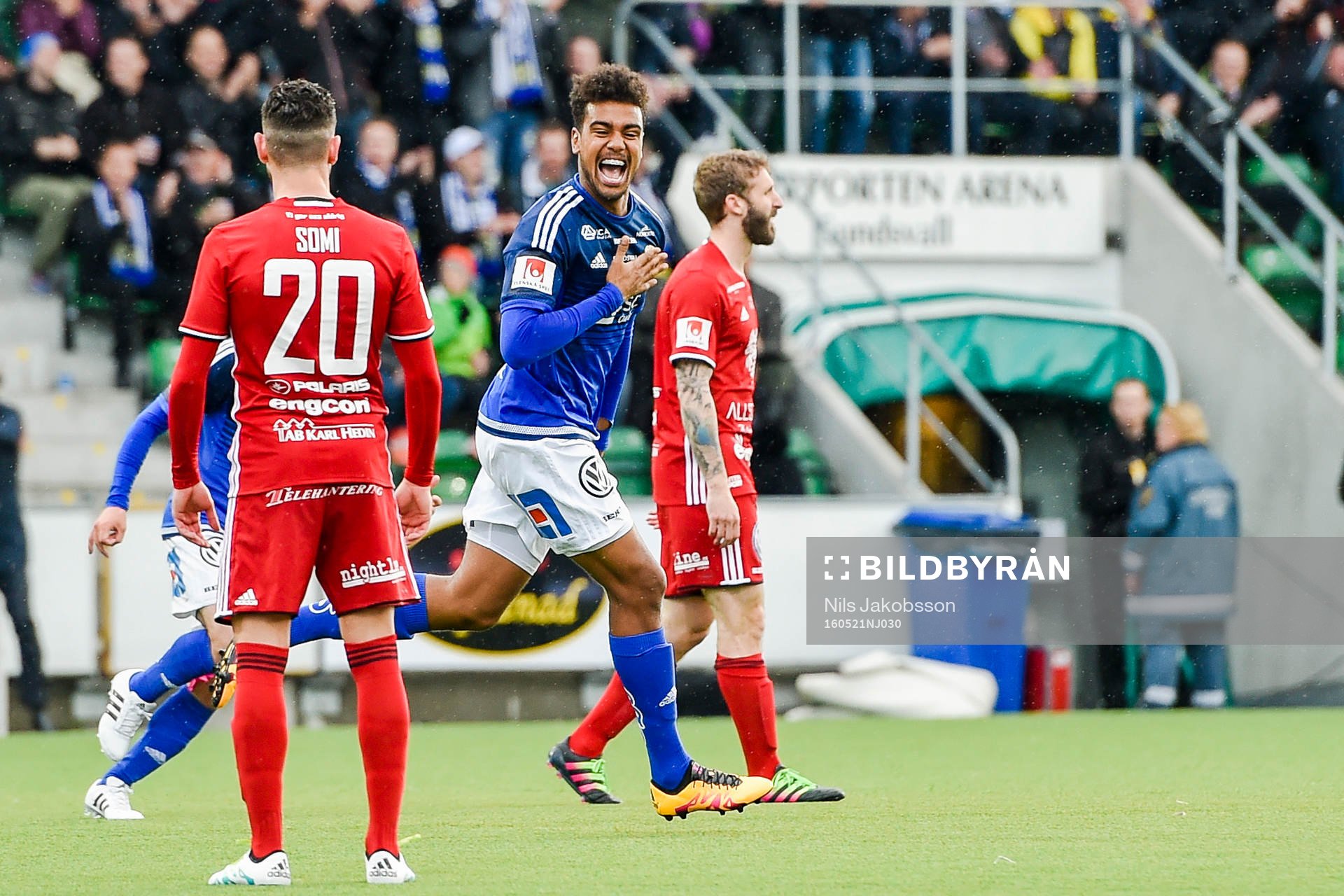 Sundsvalls Noah Sonko Sundberg jublar