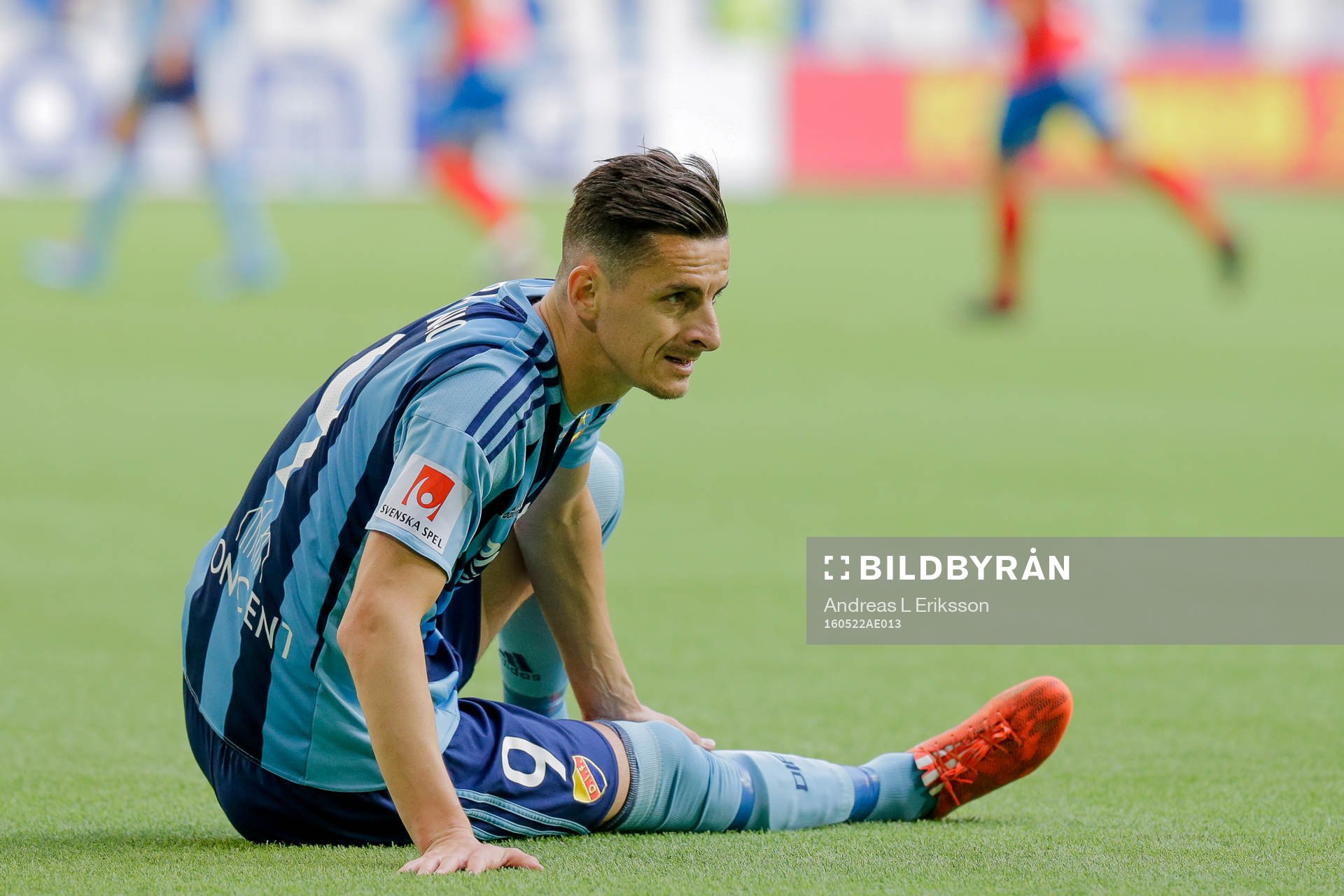 Djurgårdens Haris Radetinac skadas