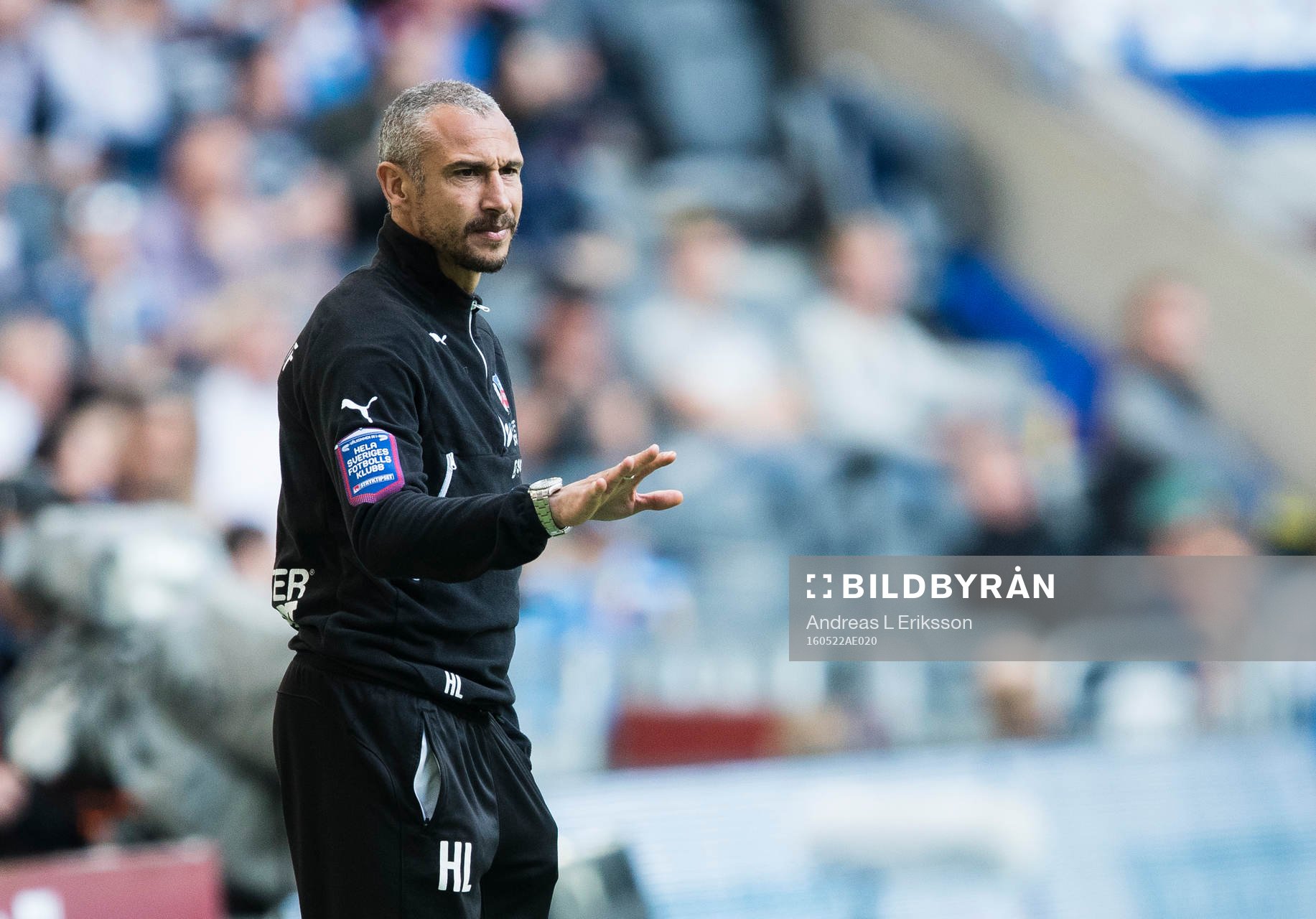 Helsingborgs manager Henrik Larsson