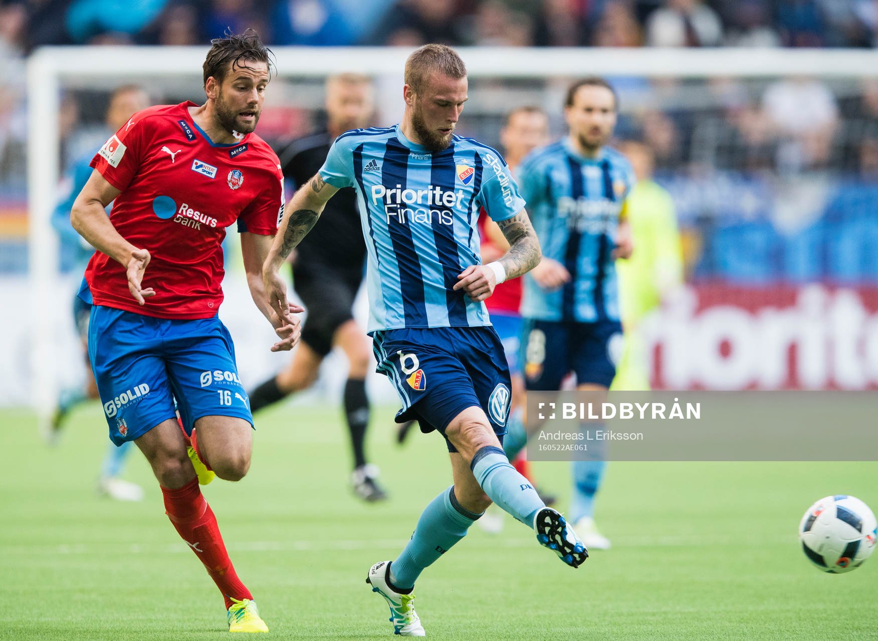 Helsingborgs Mikael Dahlberg  och Djurgårdens Alexander