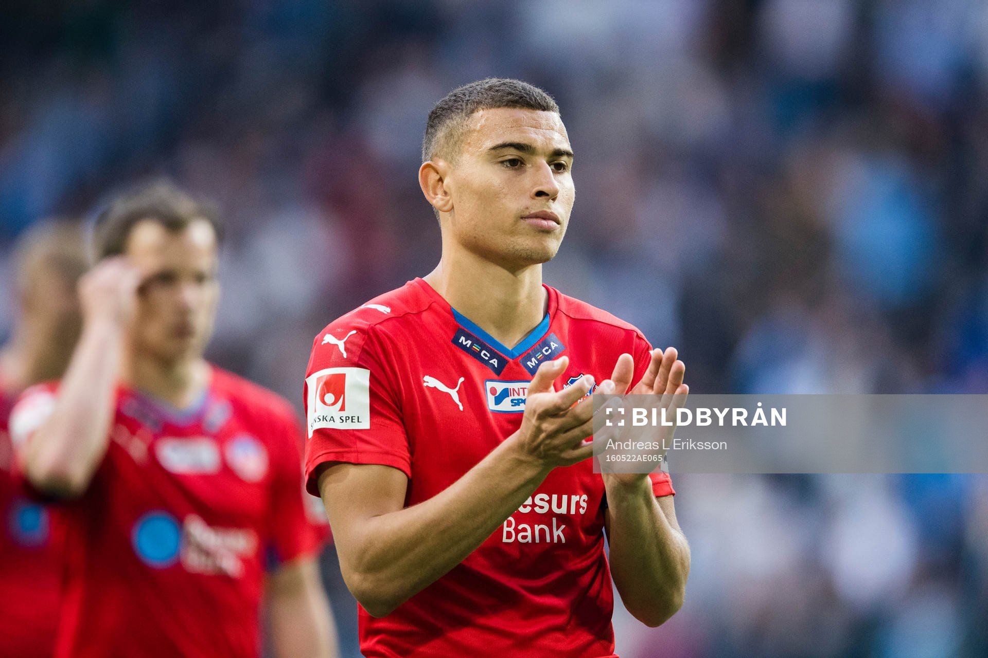 Helsingborgs Jordan Larsson tackar publiken