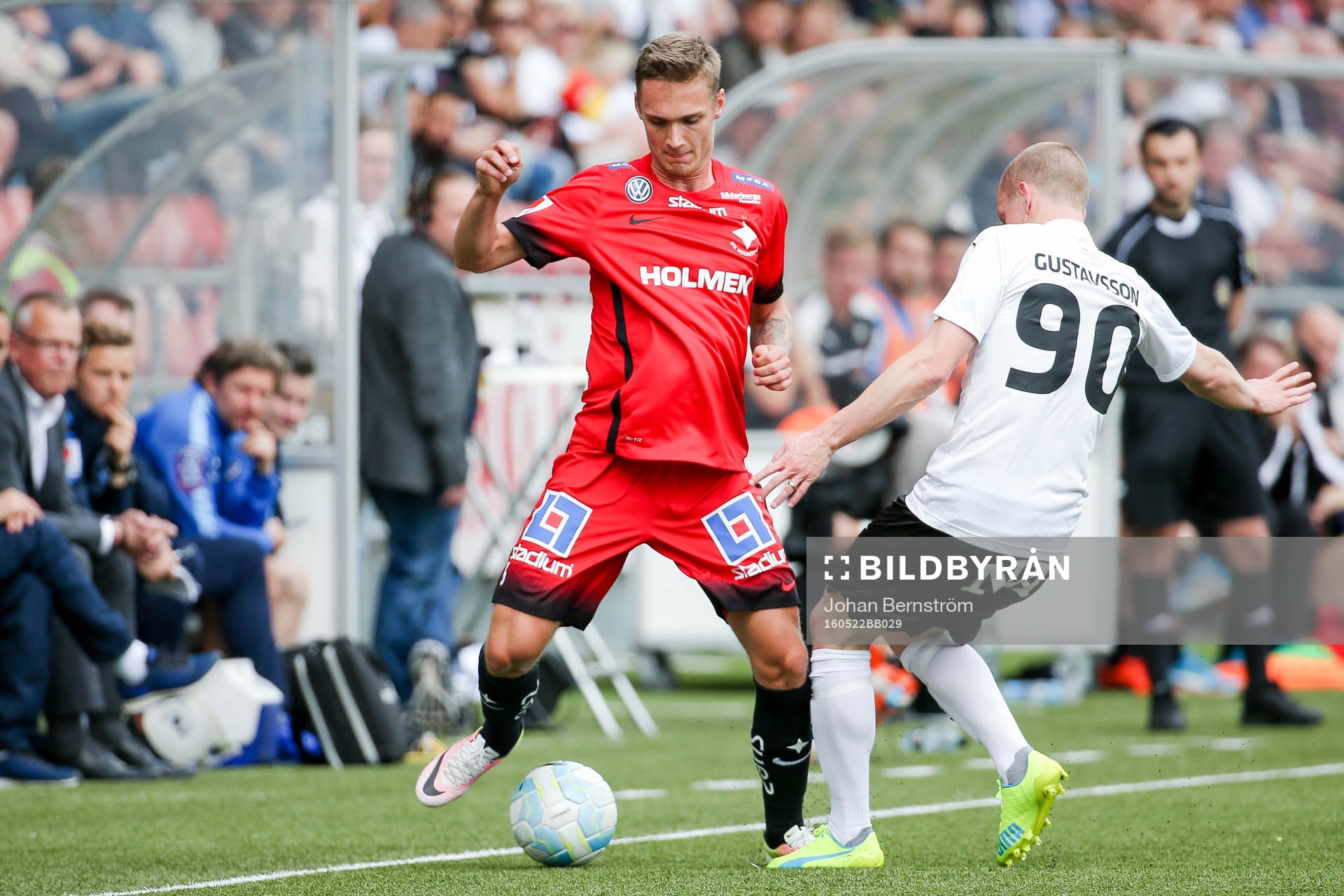 Norrköpings Linus Wahlqvist och Örebros Daniel Gustavsson