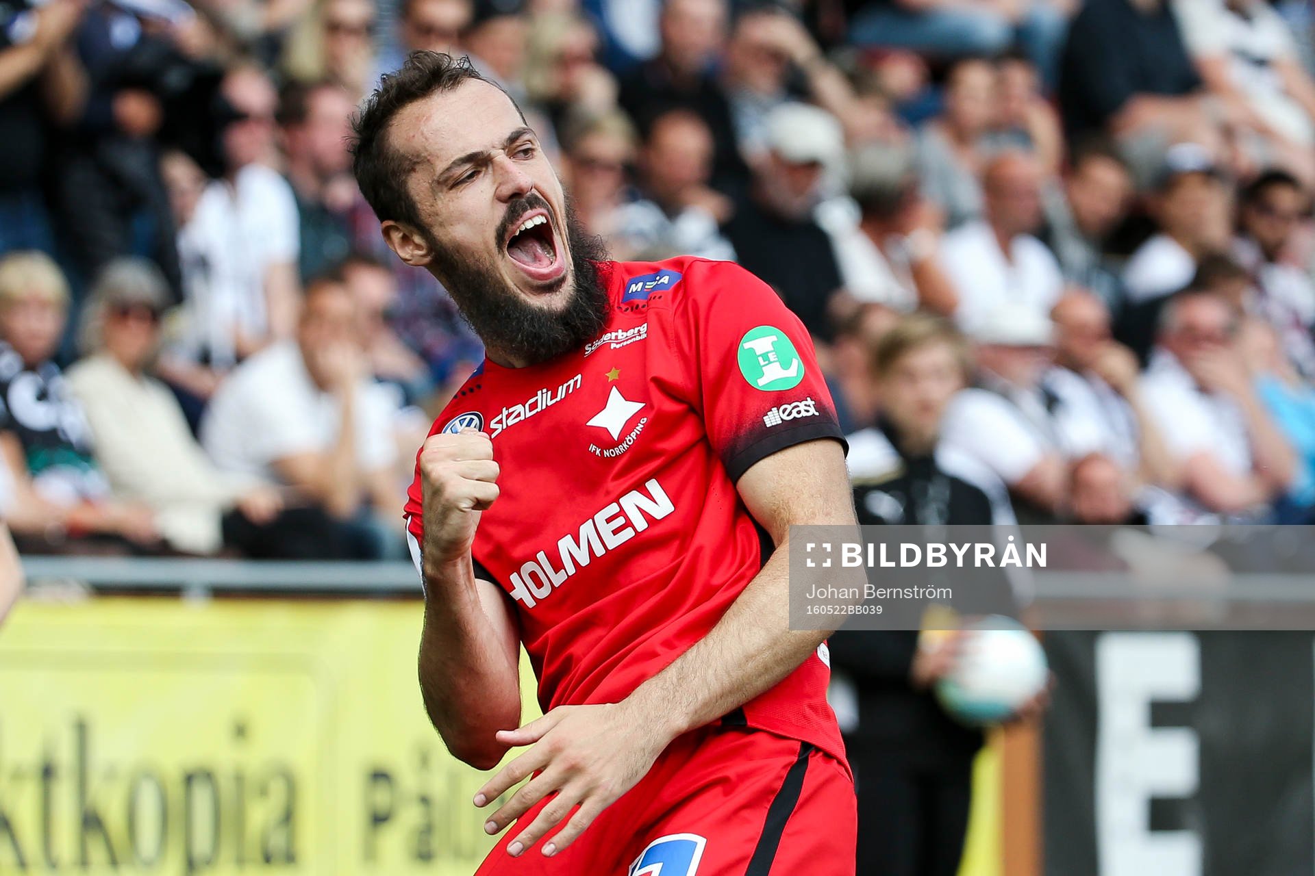 Norrköpings Emir Kujovic jublar