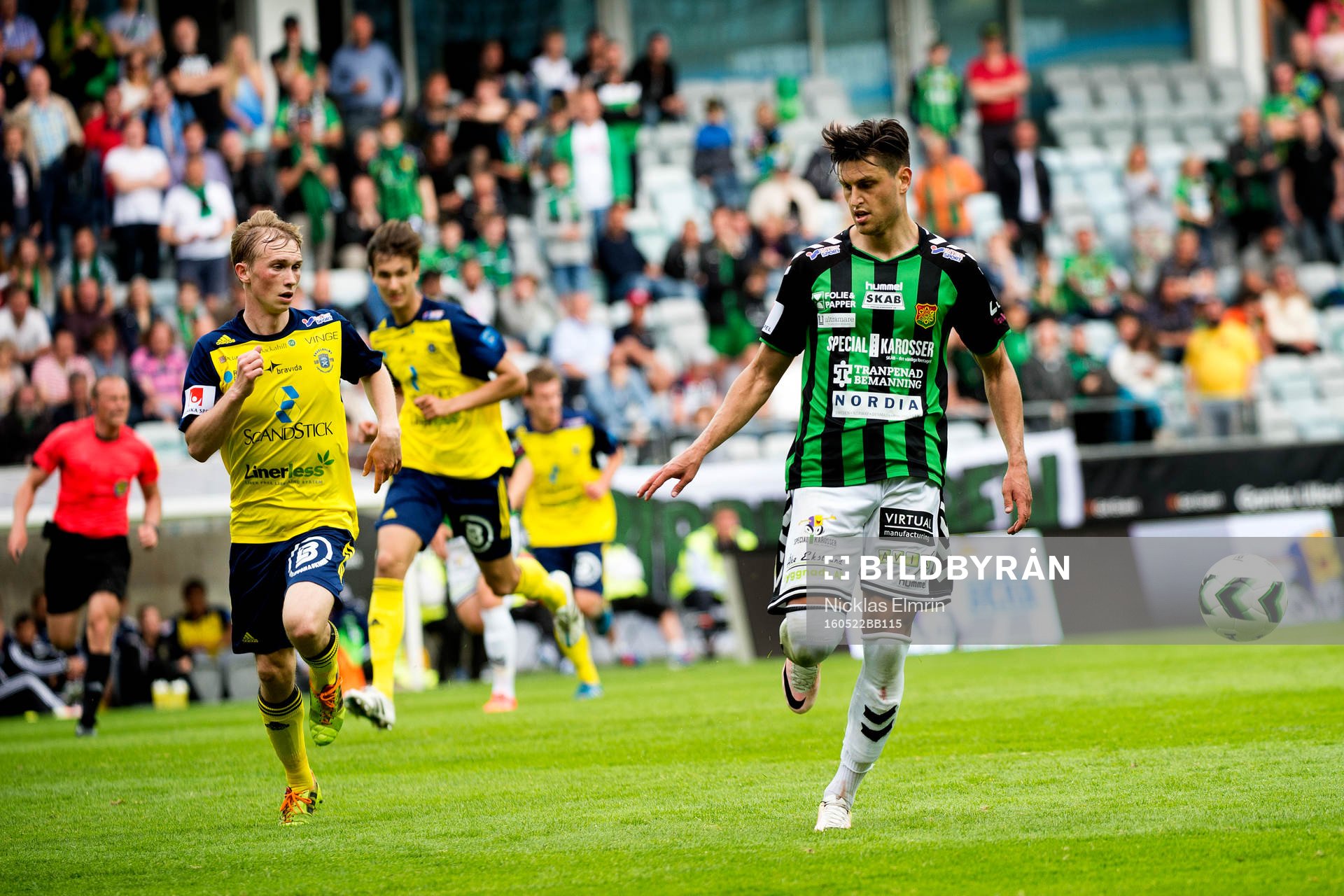 GAIS Luka Mijaljevic och Ängelholms Albin Nilsson