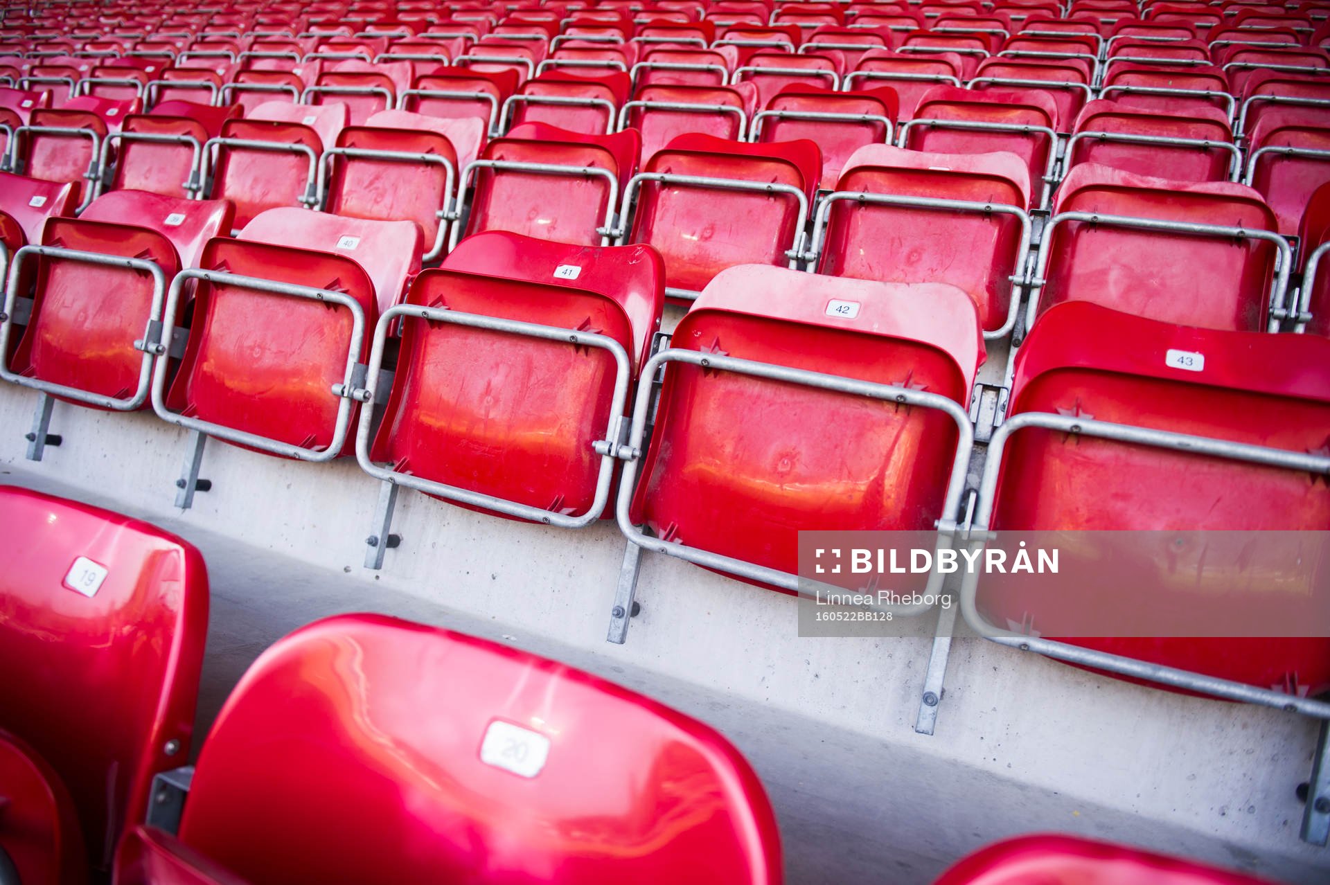 Sittplatser på Södertälje Fotbollsarena