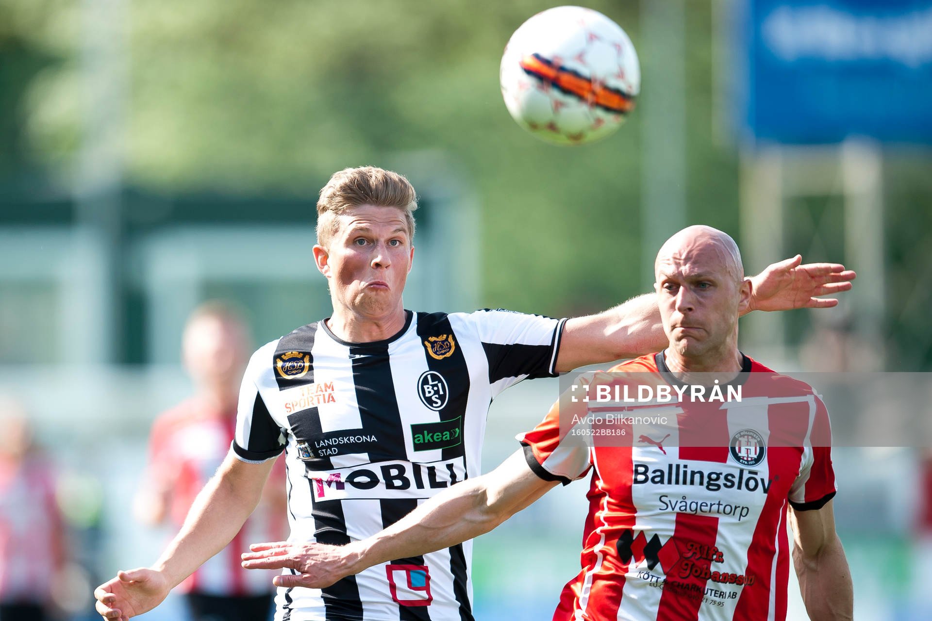 Landskronas Erik Pärsson och Höllvikens Freddy Borg