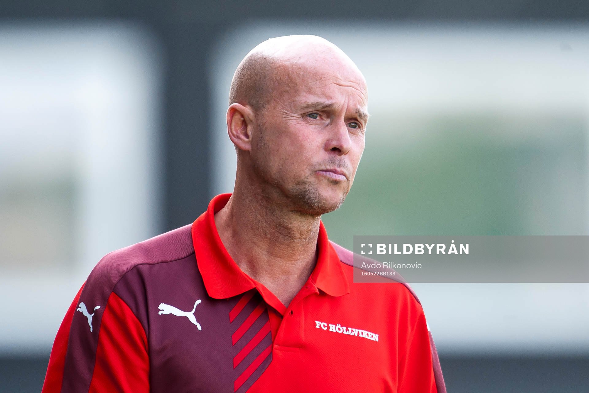 Höllvikens tränare Michael Sander