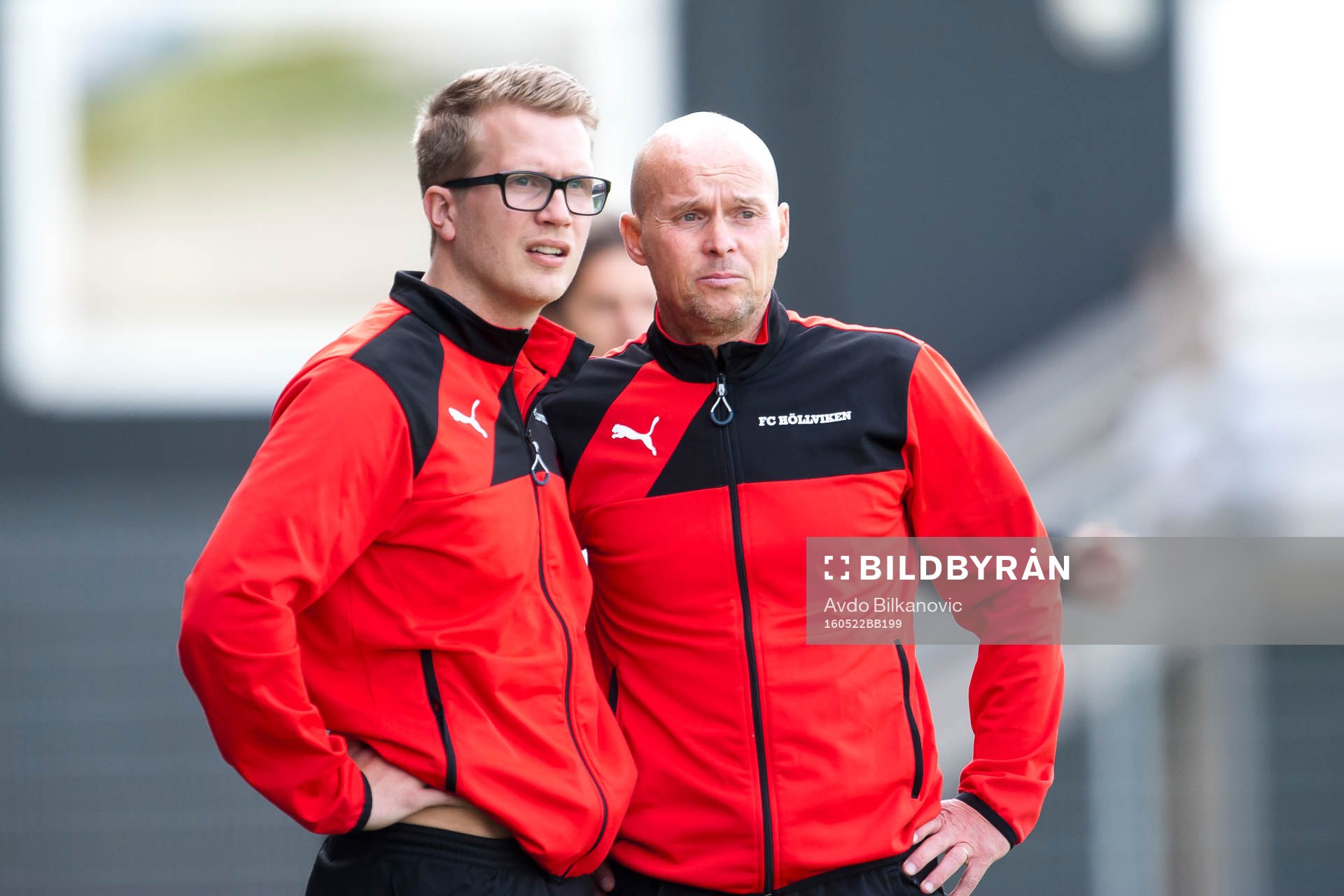 Höllvikens tränare Michael Sander