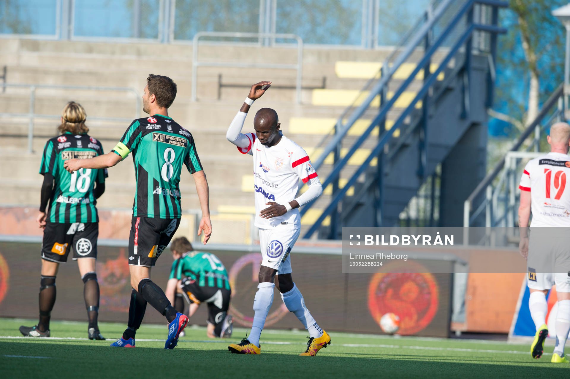 under fotbollsmatchen i Superettan mellan Assyriska och
