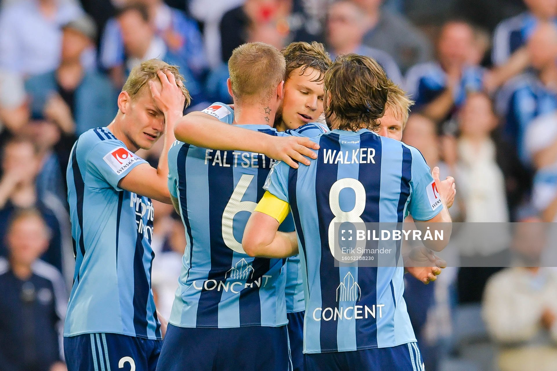 Djurgårdens Tim Björkström jublar