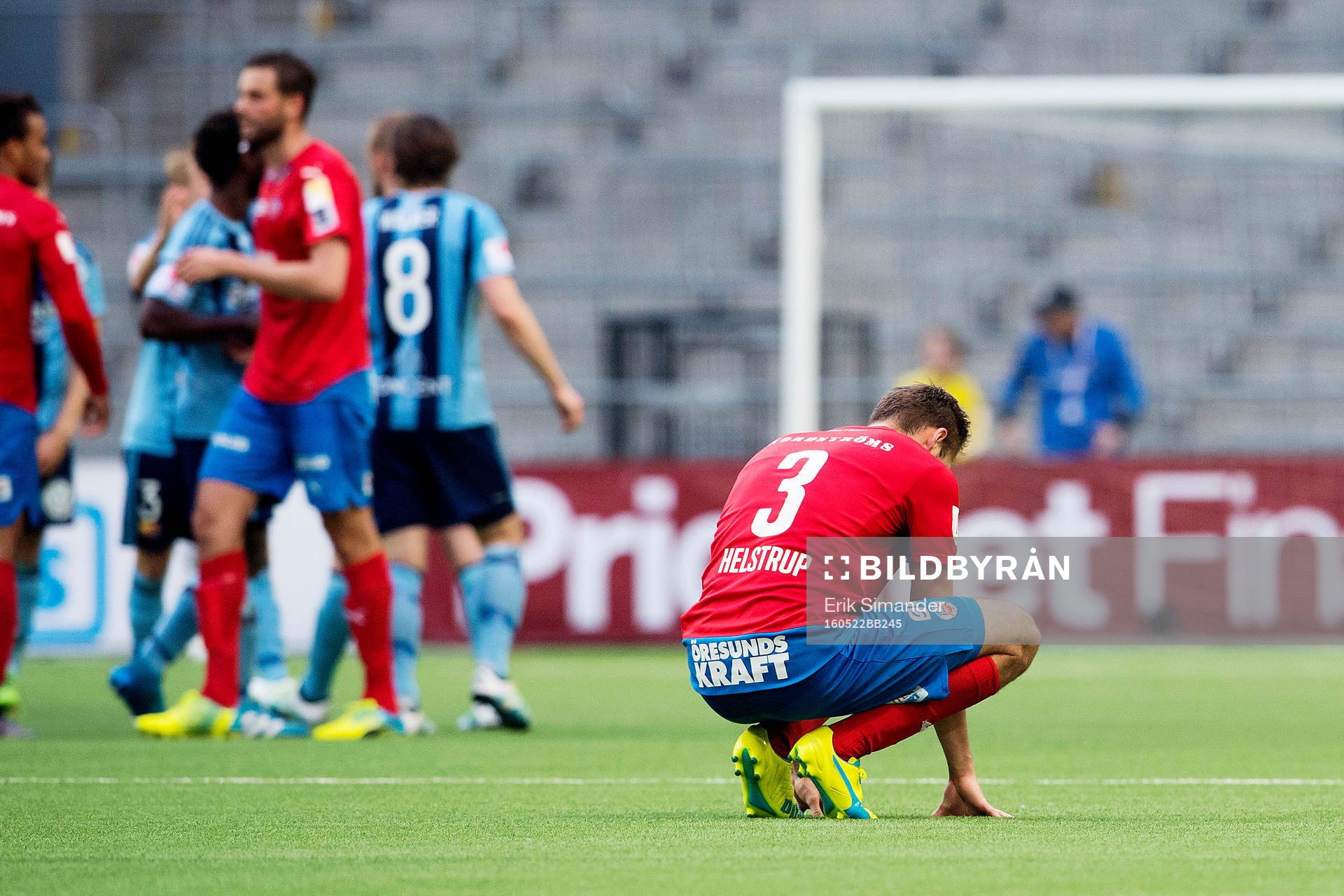 Helsingborgs Frederik Helstrup deppar
