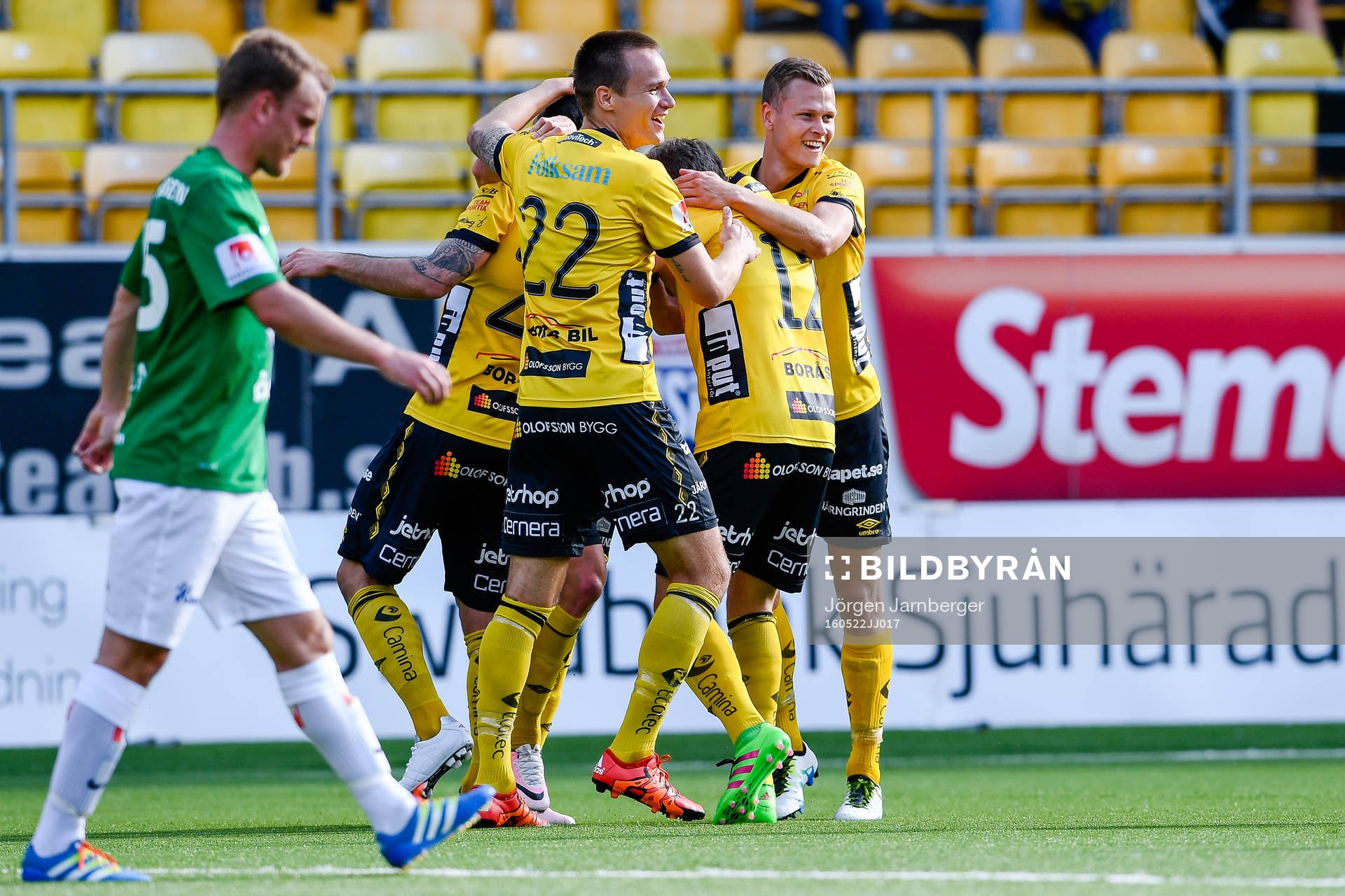 Elfsborgs spelare jublar
