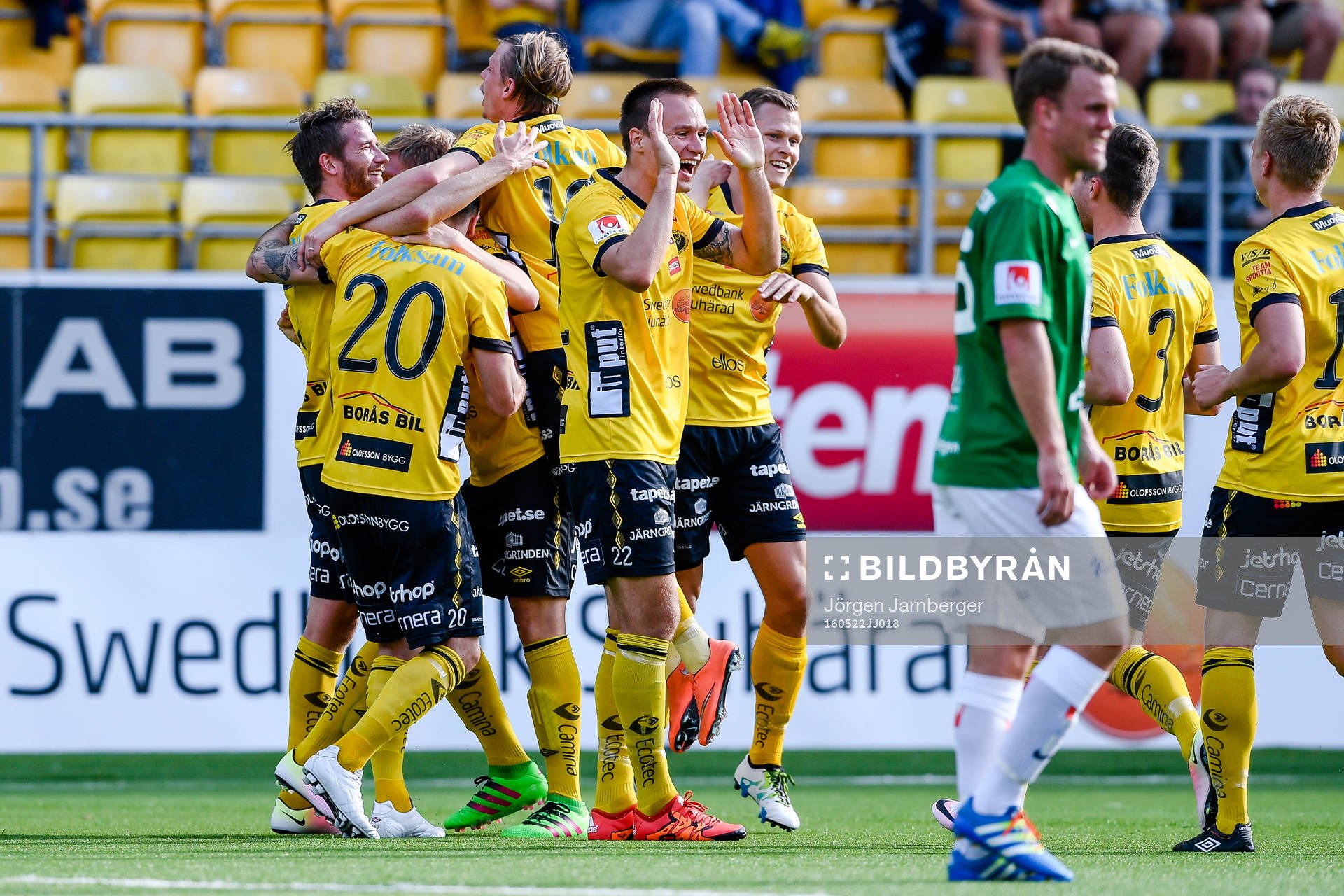 Elfsborgs spelare jublar