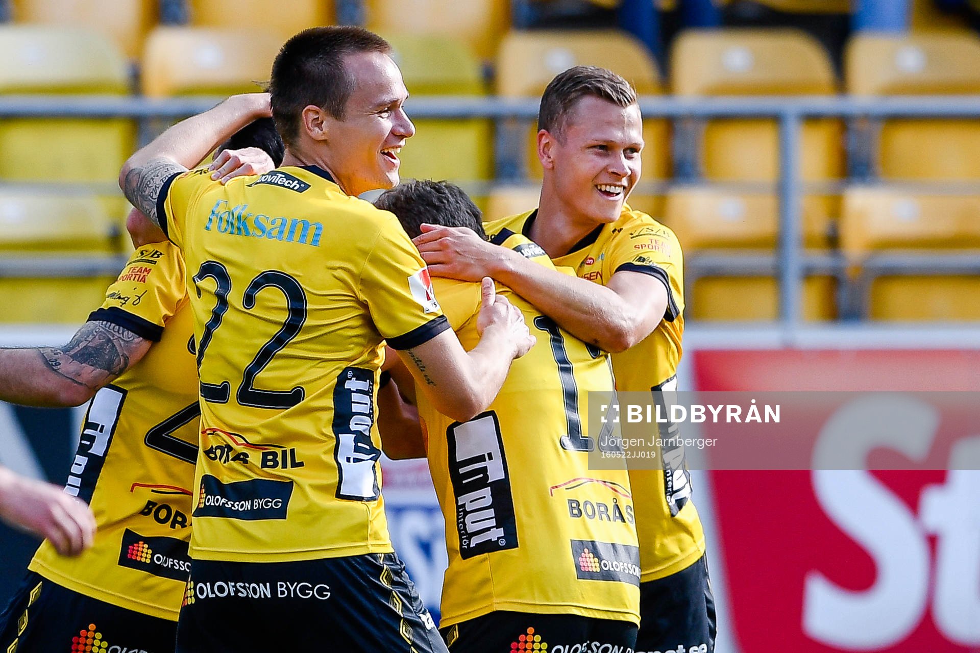 Elfsborgs spelare jublar