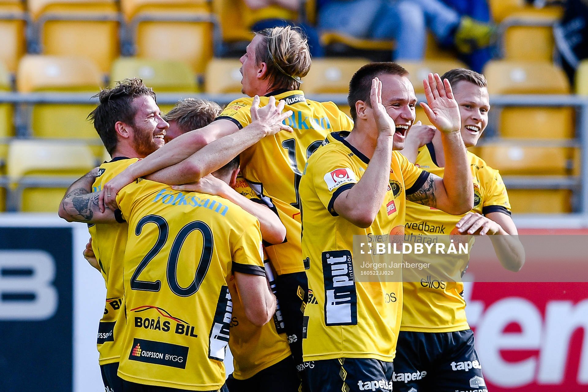 Elfsborgs spelare jublar