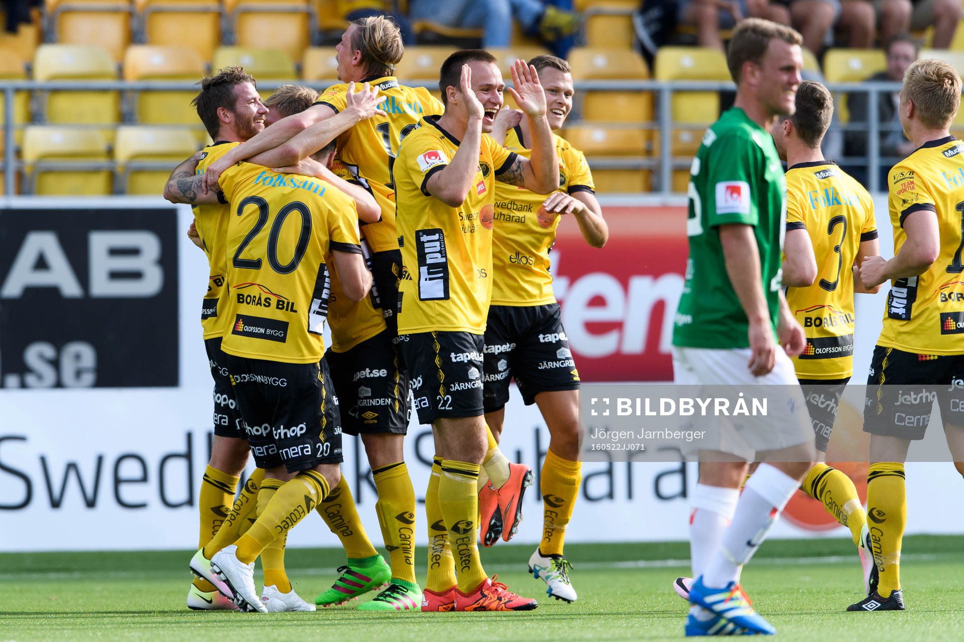 Elfsborgs Marcus Rohdén har gjort 1-0 och jublar
