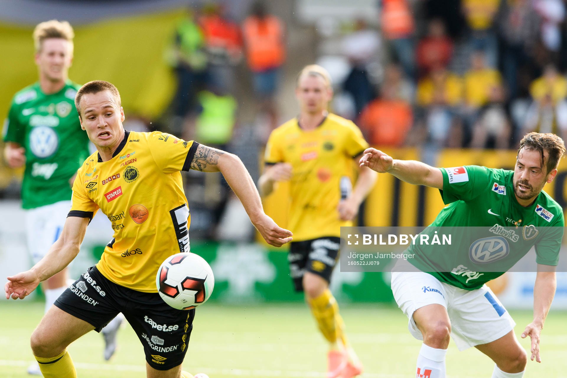 Elfsborgs Viktor Prodell och Jönköpings Fredric Fendrich