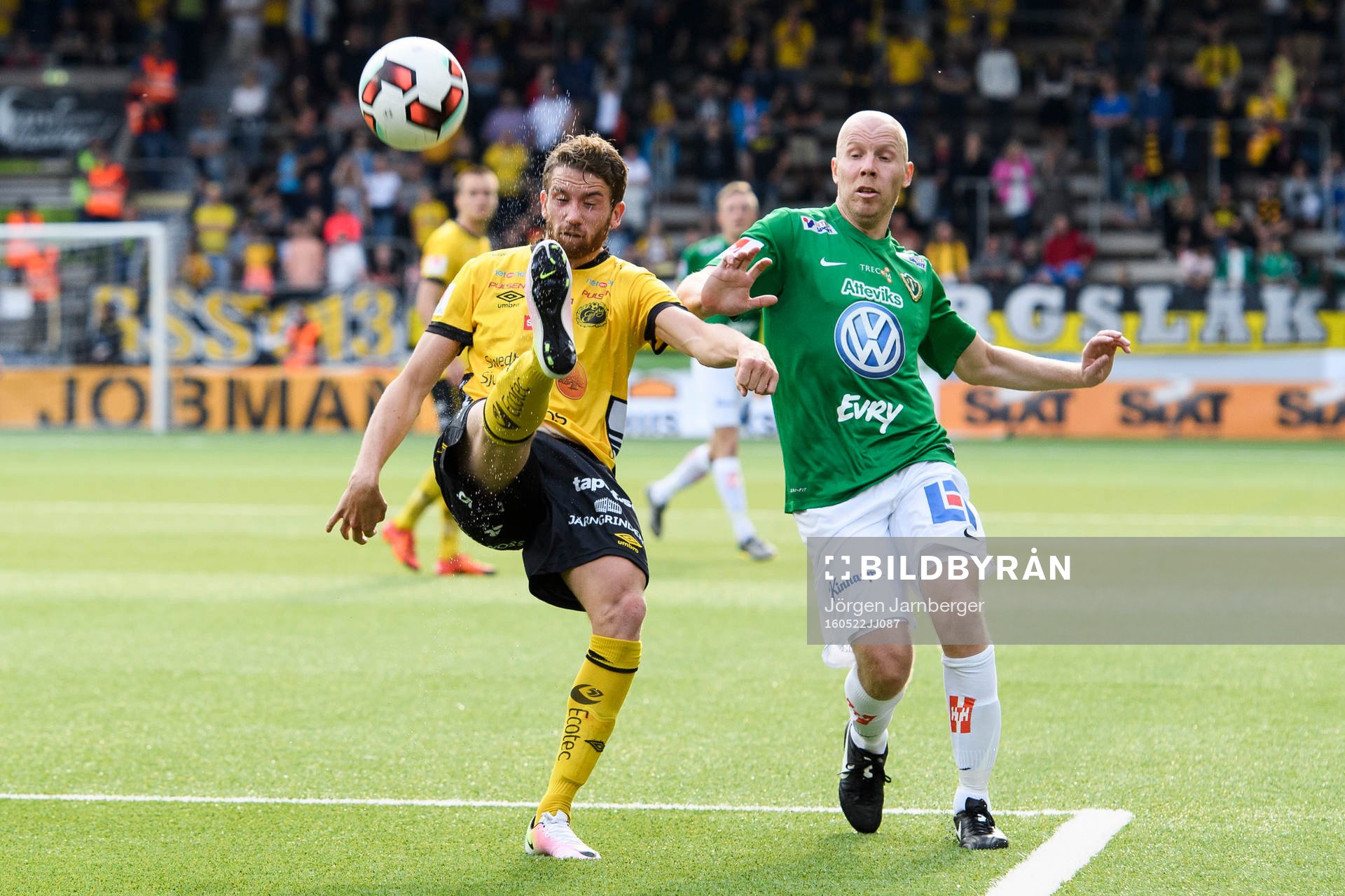 Elfsborgs Marcus Rohdén och Jönköpings Viktor Rönneklev