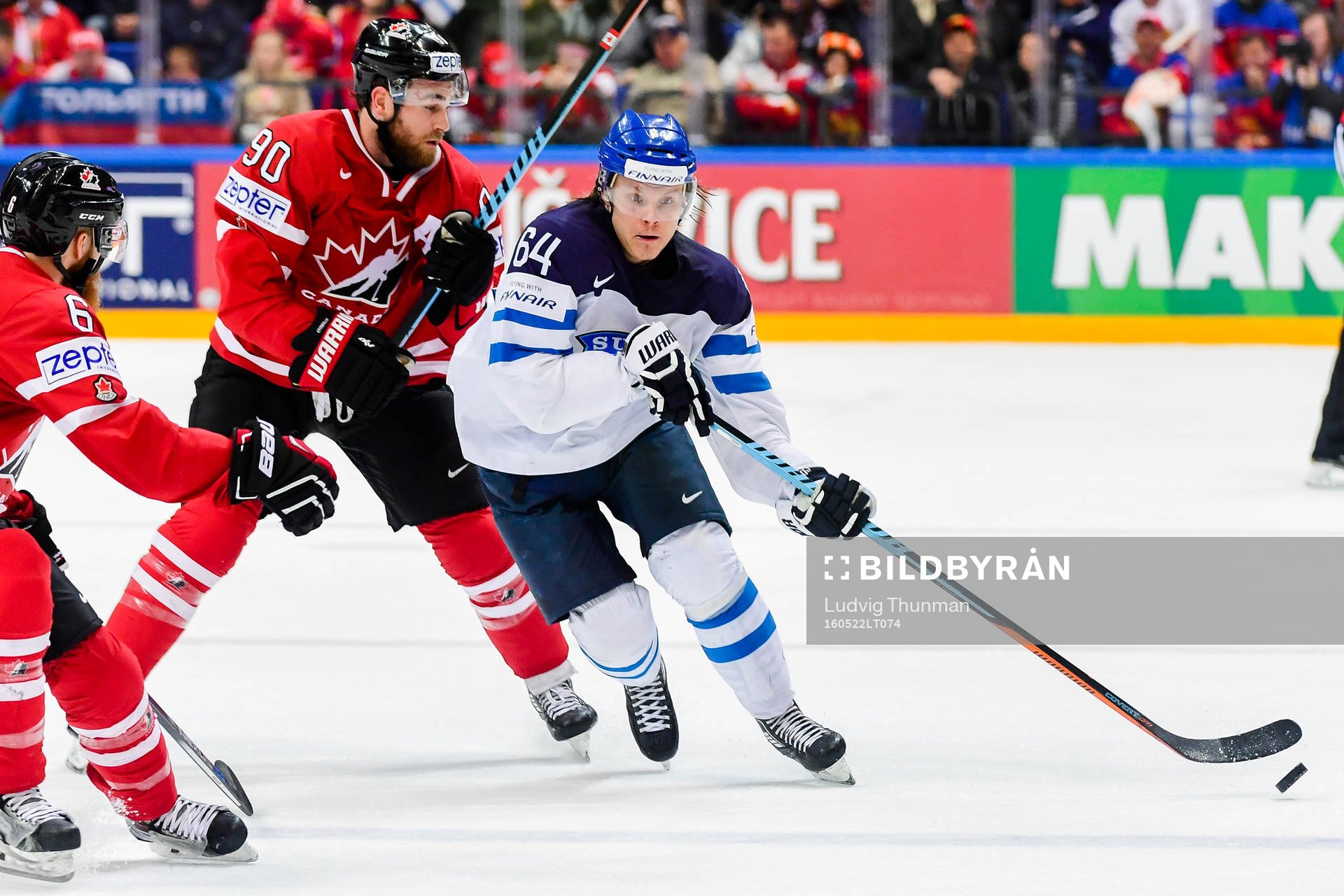 Kanadas Ryan O´Reilly  och Finlands Mikael Granlund