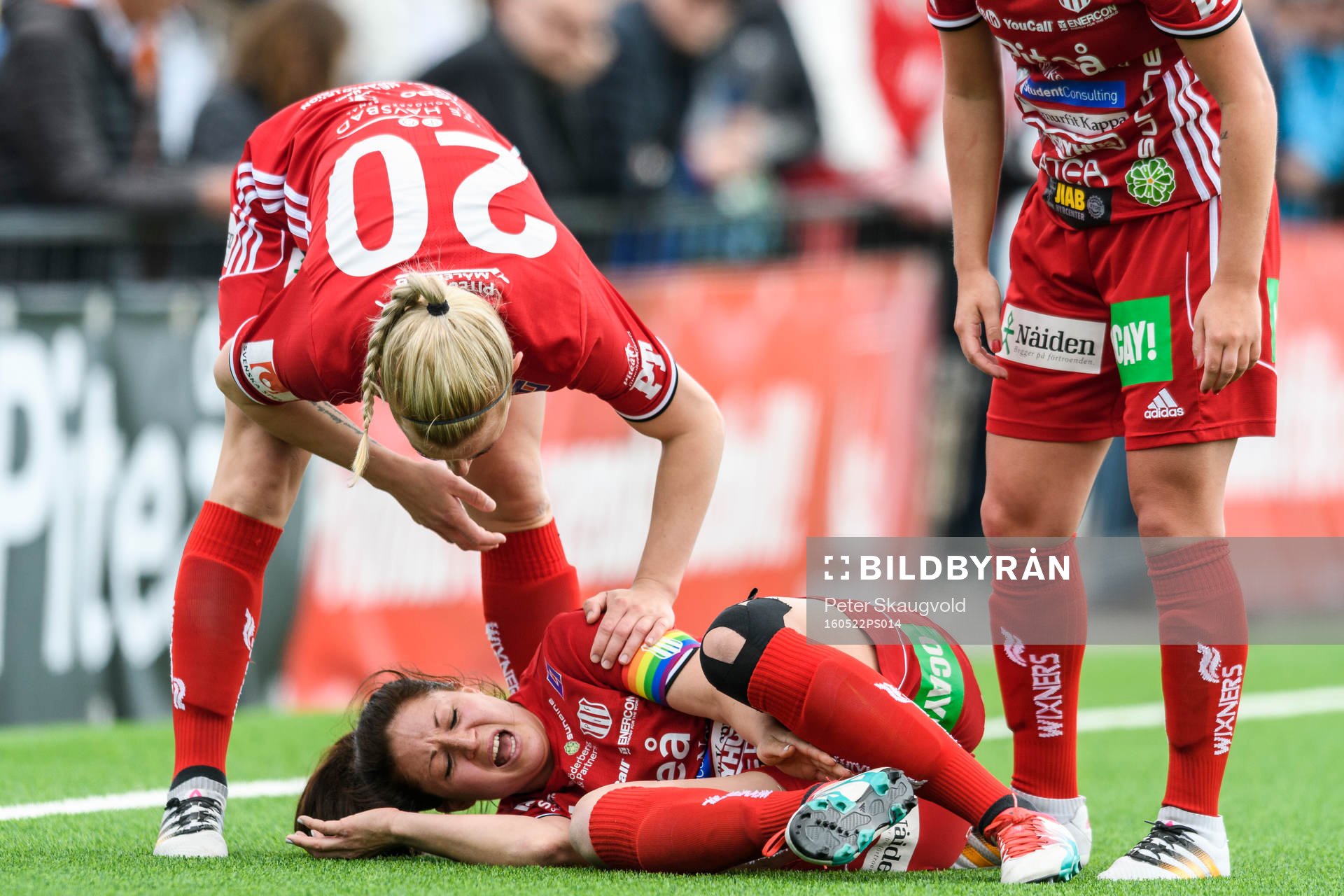 Piteås Josefin Johansson har ont
