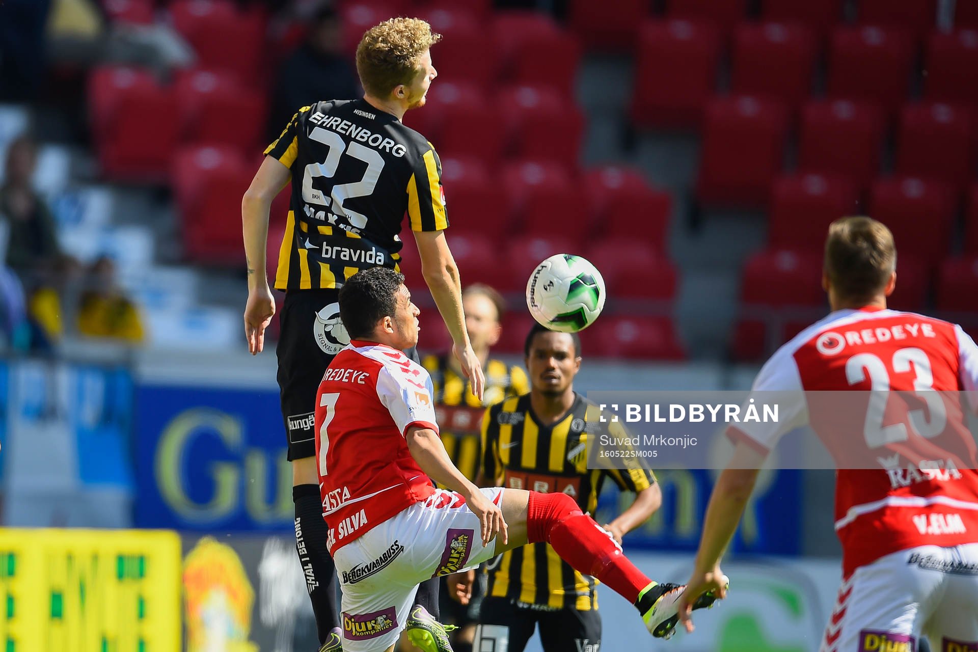 Häckens Samuel Gustafson och Kalmars Ismael Silva Lima
