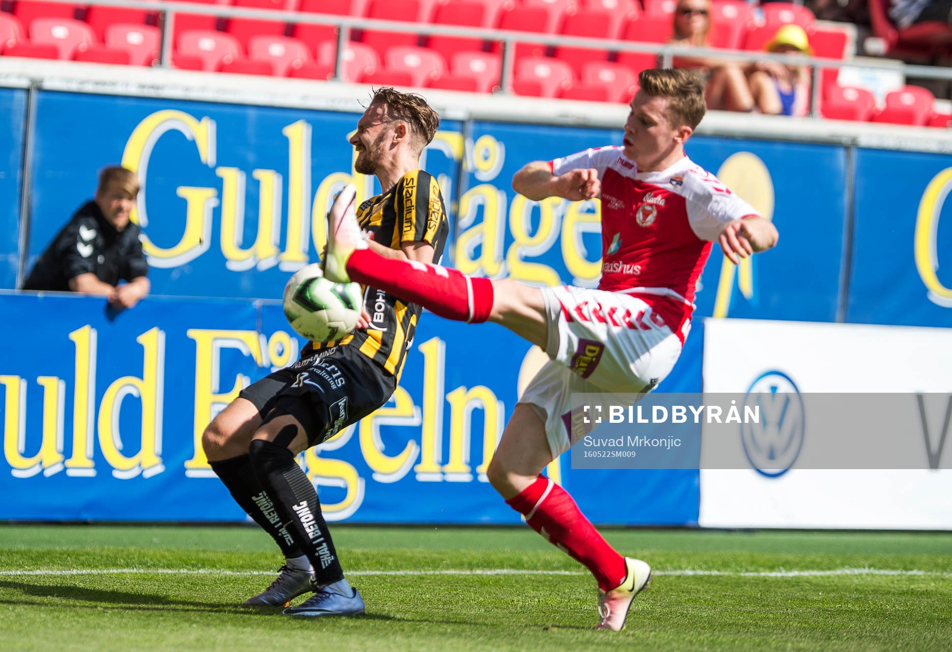 Häckens Emil Wahlström och Kalmars Victor Agardius