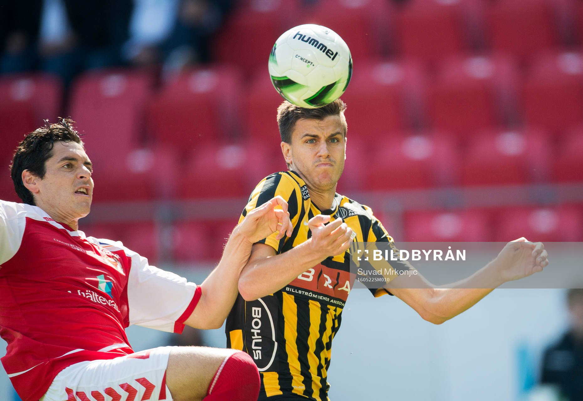 Kalmars Marko Biskupovic och Häckens Alexander Jeremejeff