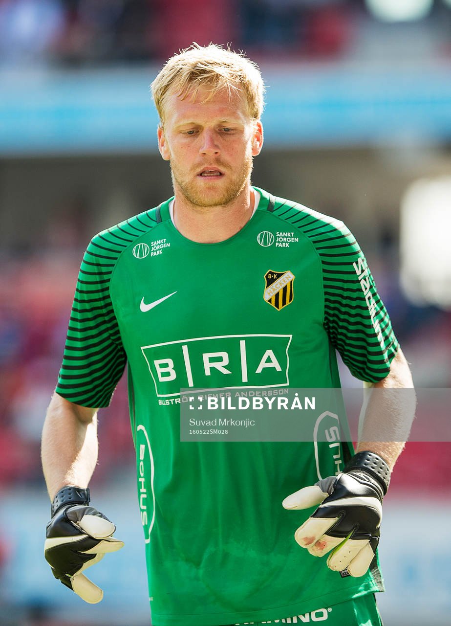 Häckens målvakt Peter Abrahamsson