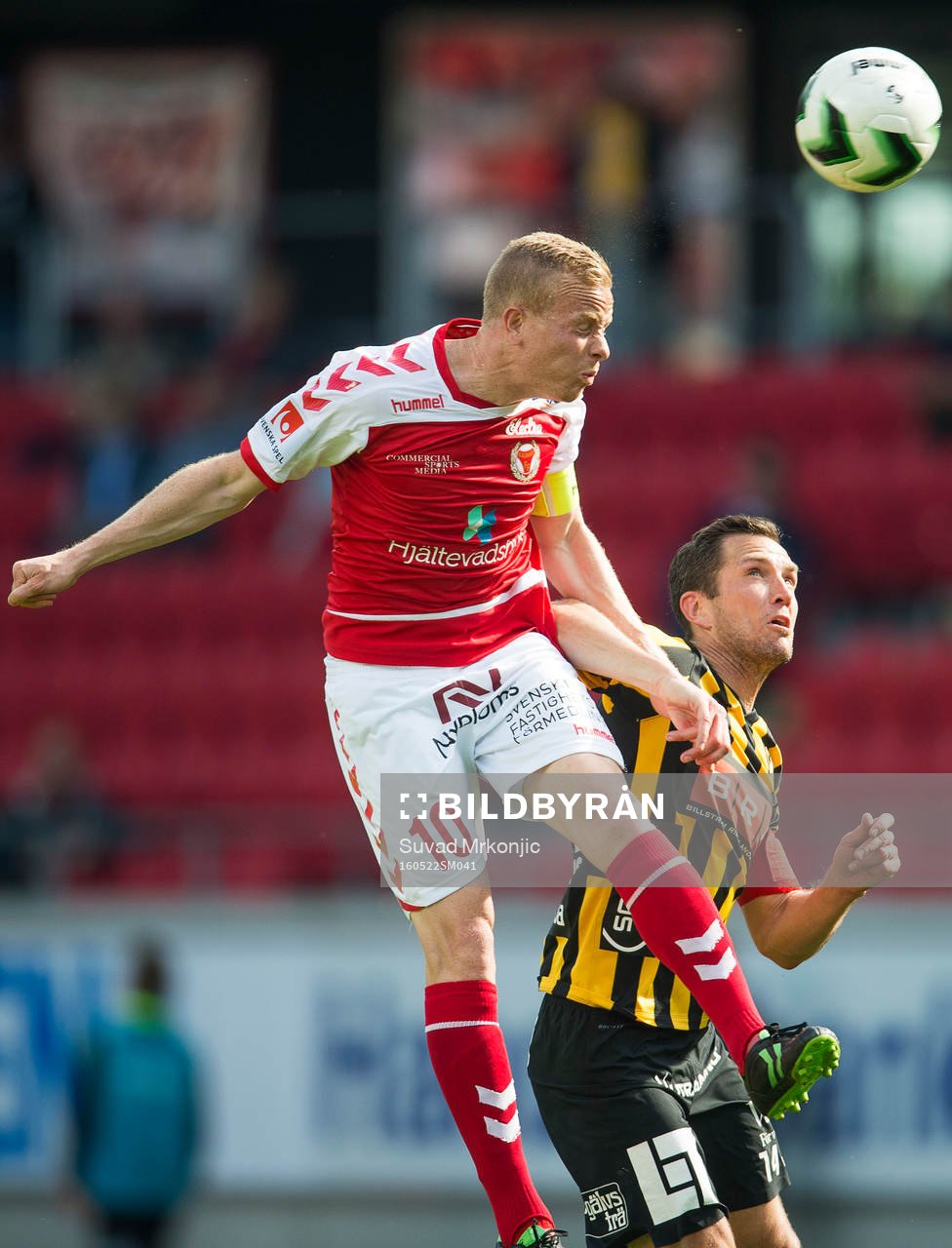 Kalmars Tobias Eriksson och Häckens Martin Ericsson