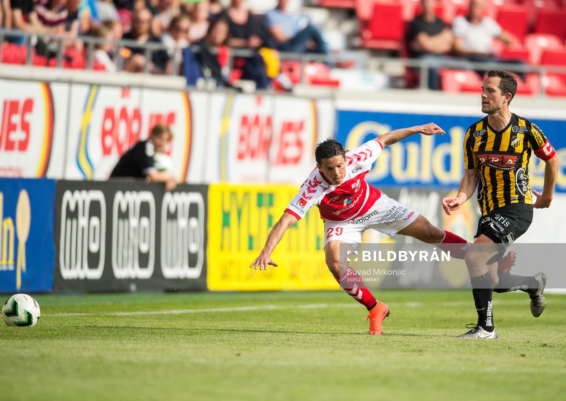 Kalmars Romário Pereira Sipião och Häckens Martin