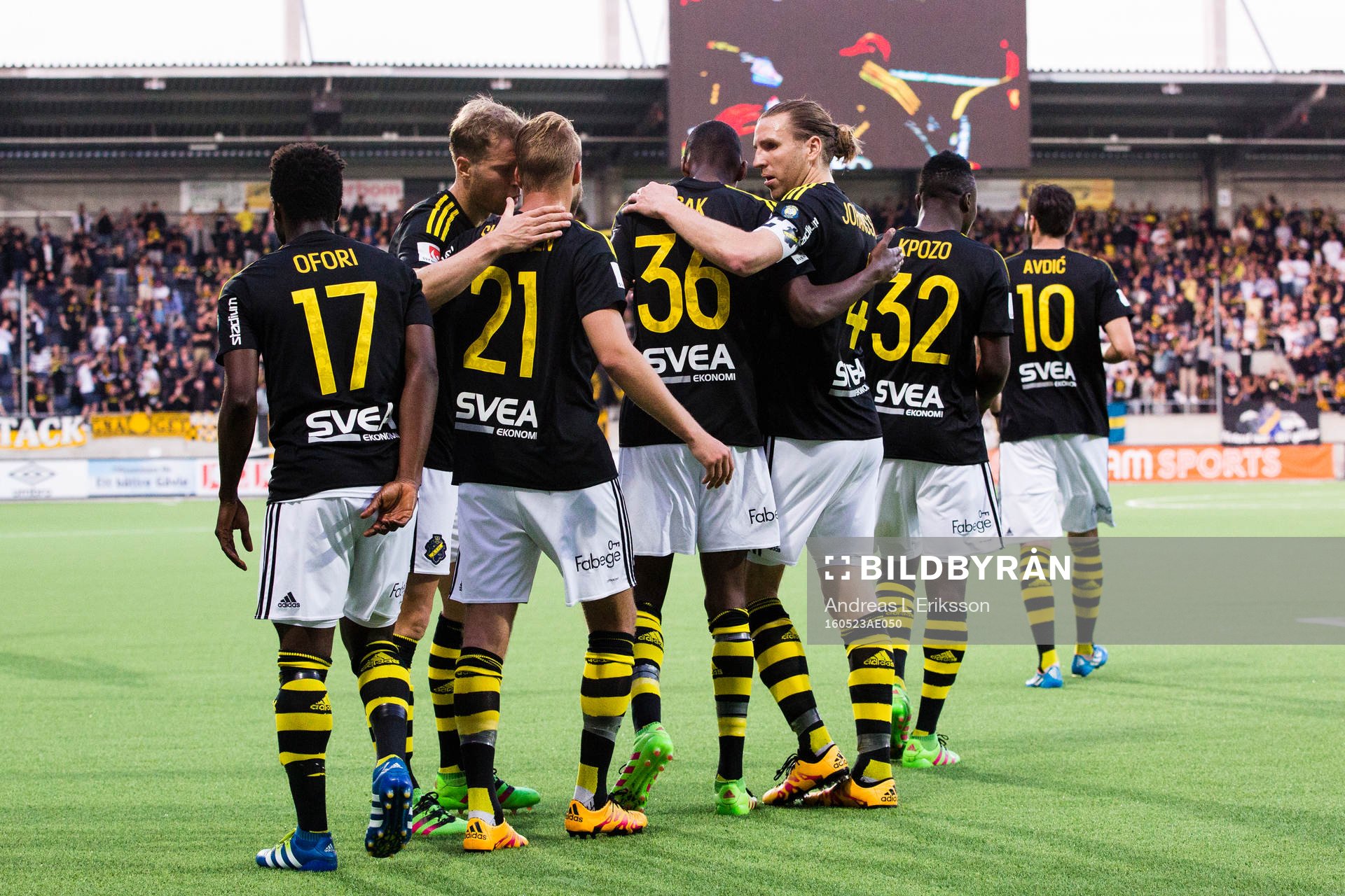 s Ebenezer Ofori, Per Karlsson, Daniel Sundgren, Alexander