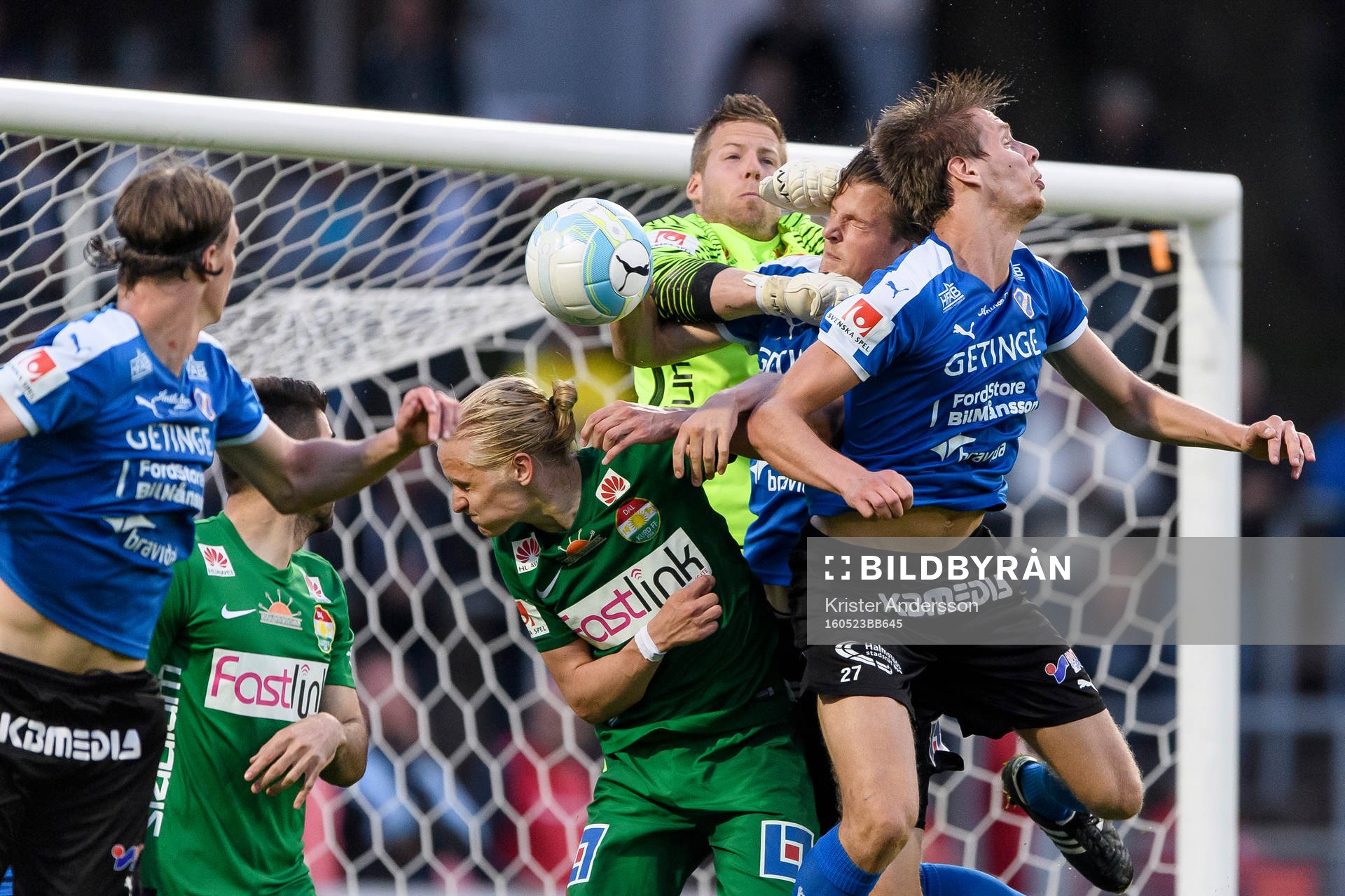 Halmstads Fredrik Liverstam och Marcus Johansson