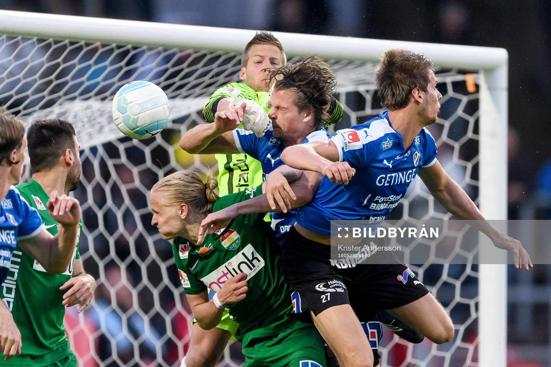 Halmstads Fredrik Liverstam och Marcus Johansson