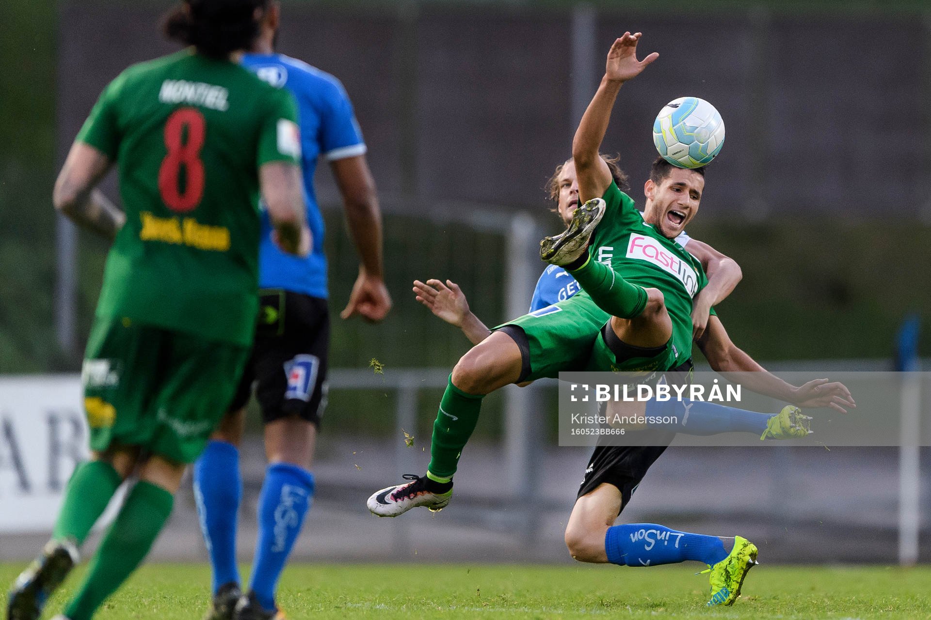 Halmstads Fredrik Liverstam och Dalkurds Imed Louati