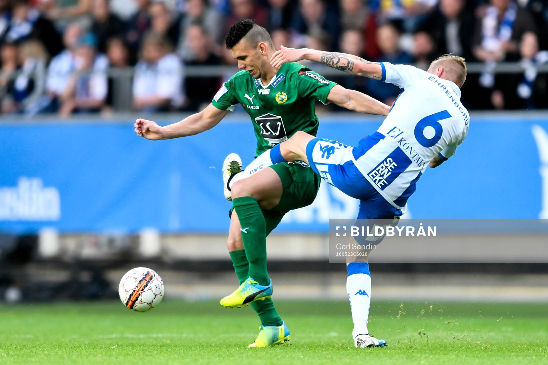 Hammarbys Alexssander Medeiros de Azeredo och IFK