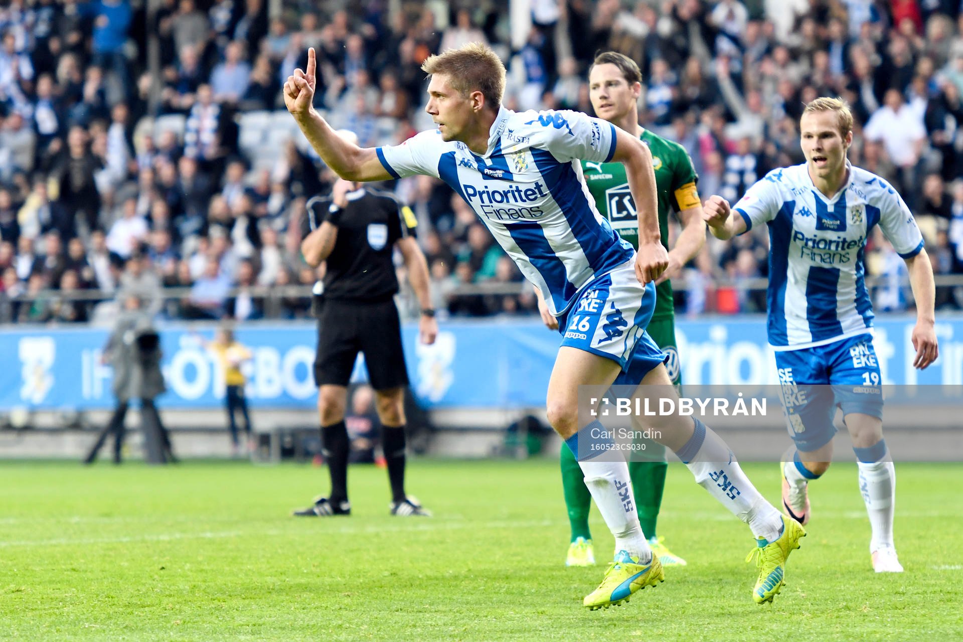 IFK Göteborgs Mikael Boman jublar