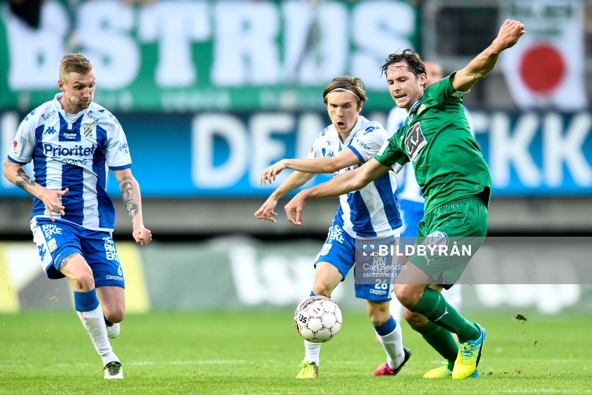 IFK Göteborgs Patrik Karlsson Lagemyr och Hammarbys Philip