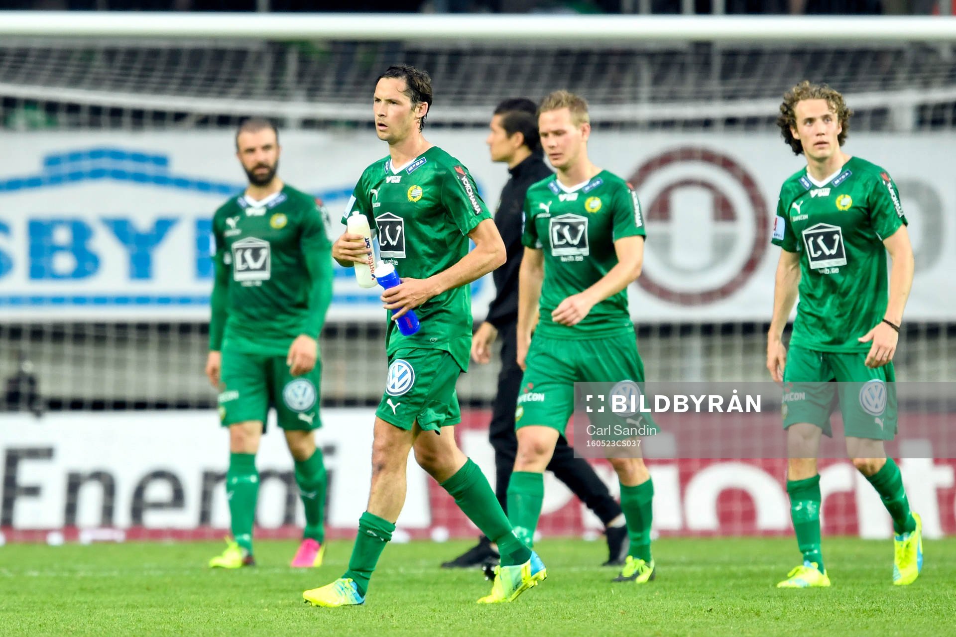 Hammarbys spelare deppar
