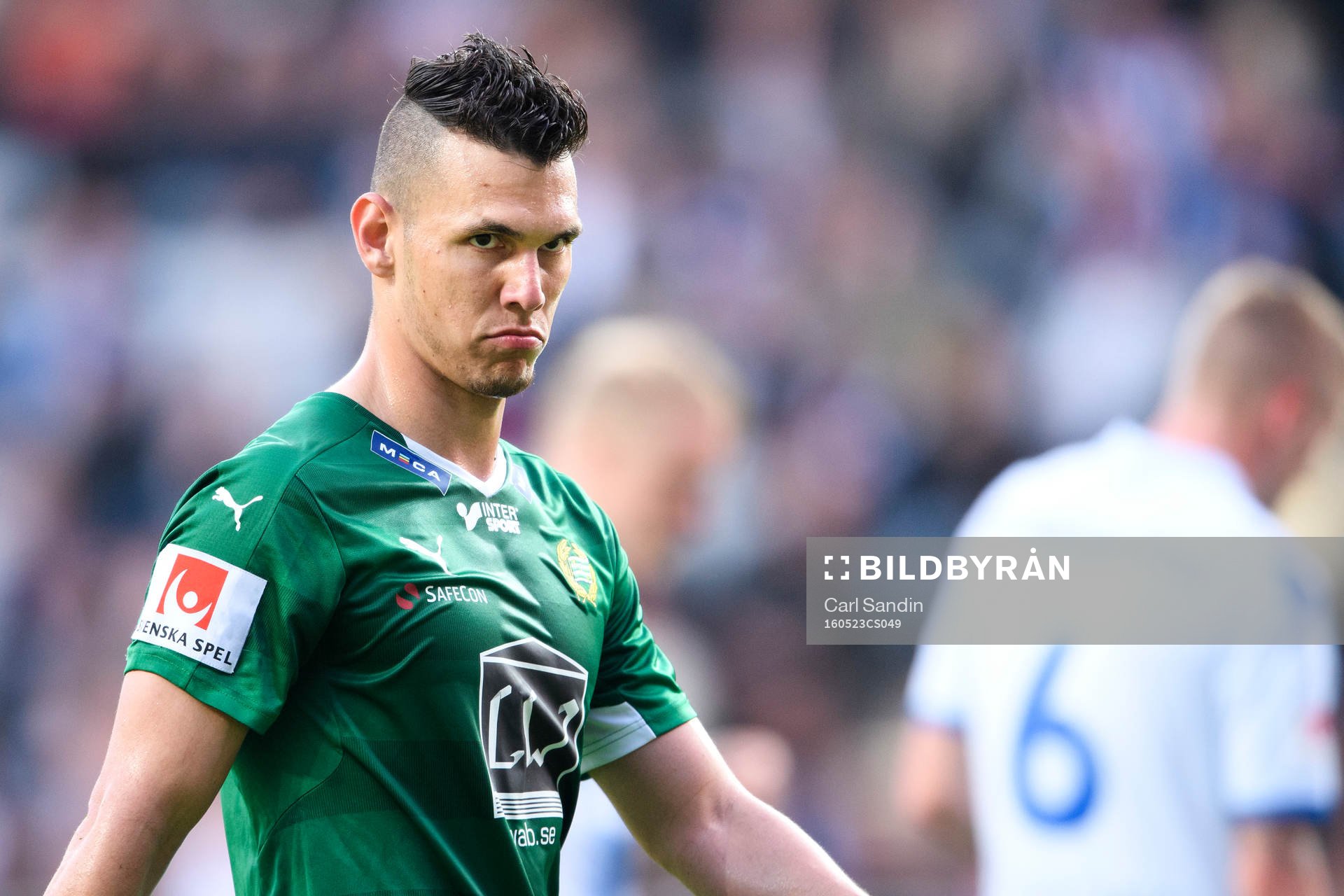 Hammarbys Alexssander Medeiros de Azeredo deppar