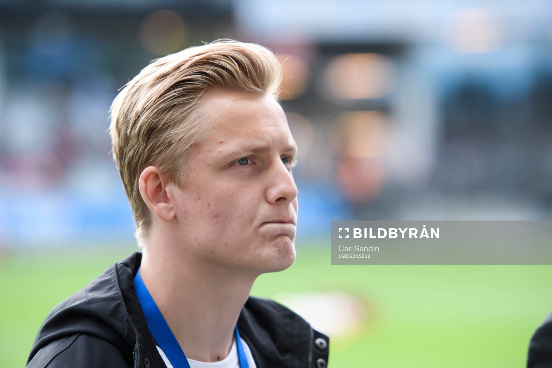 IFK Göteborgs Billy Nordström innan fotbollsmatchen i