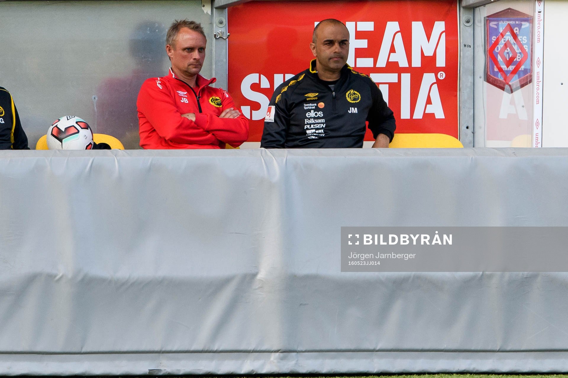 Elfsborgs tränare Jesper Bengtsson och A-lagets tränare