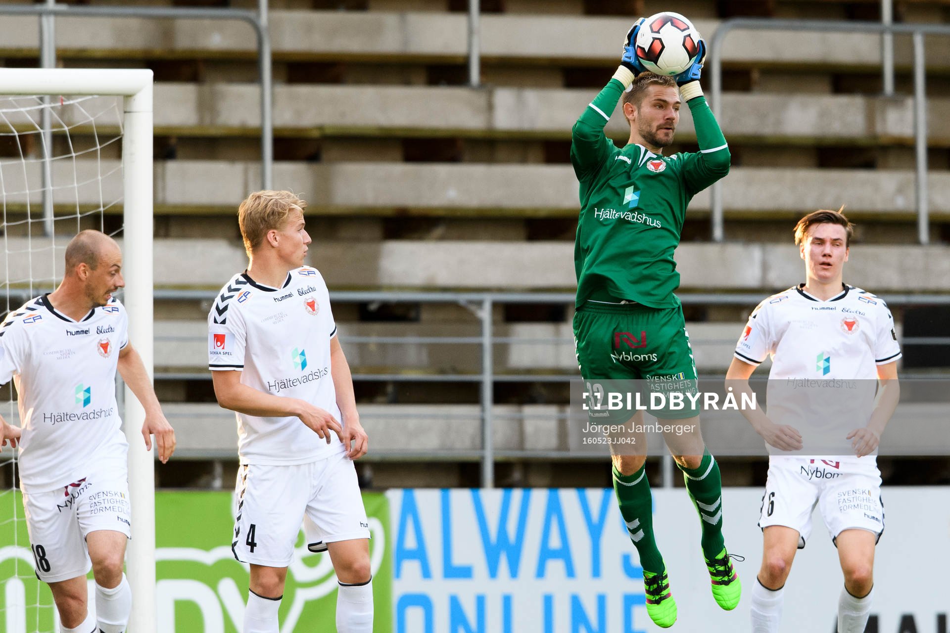 Kalmars målvakt Lucas Hägg Johansson