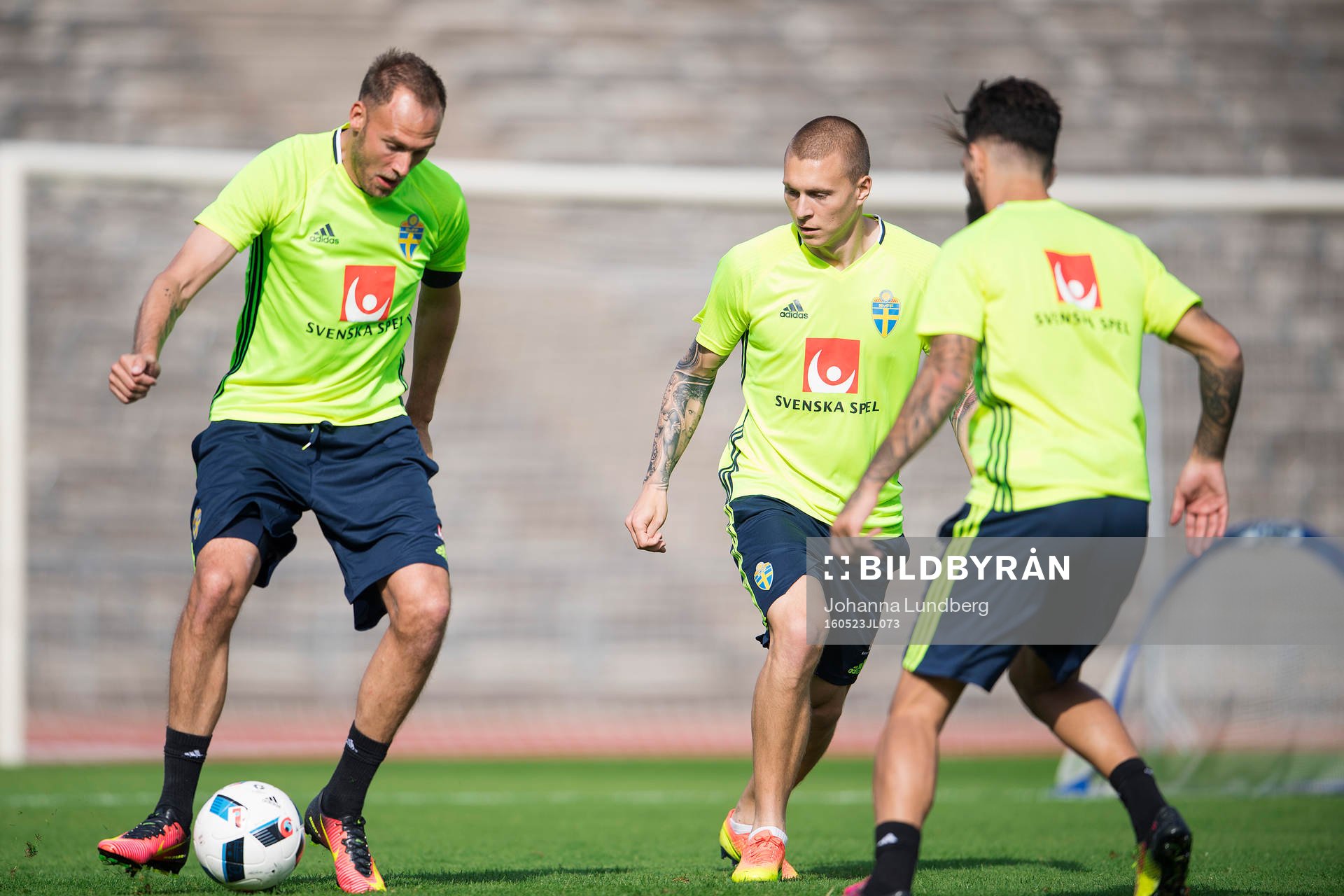 Sveriges Andreas Granqvist och Victor Nilsson Lindelöf