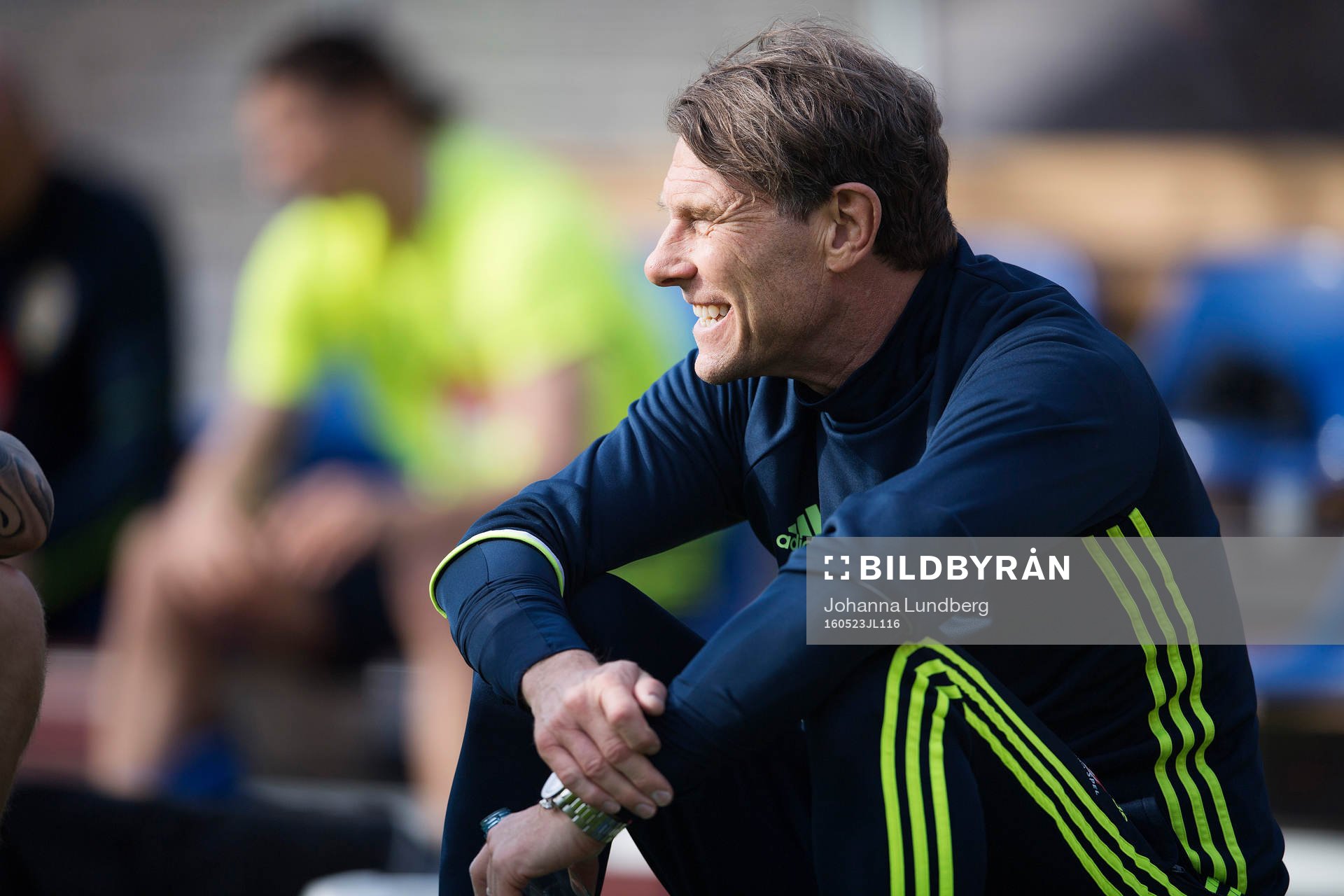 Håkan Ericson under Sveriges fotbollslandslags träning den 23 maj 2016 i Stockholm. 