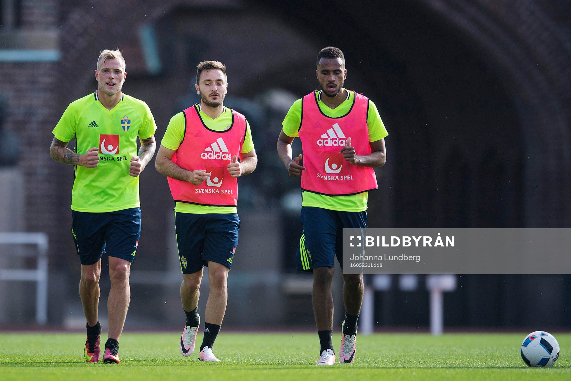 Sveriges John Guidetti, Muamer Tankovic och Isaac Kiese