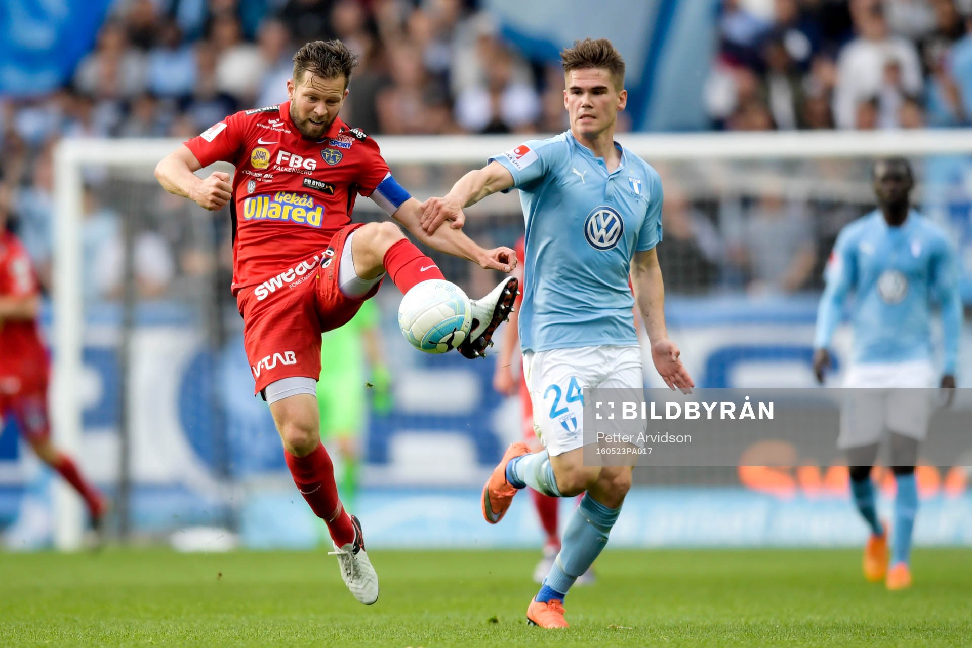 Falkenbergs David Svensson och Malmö FFs Vidar Örn