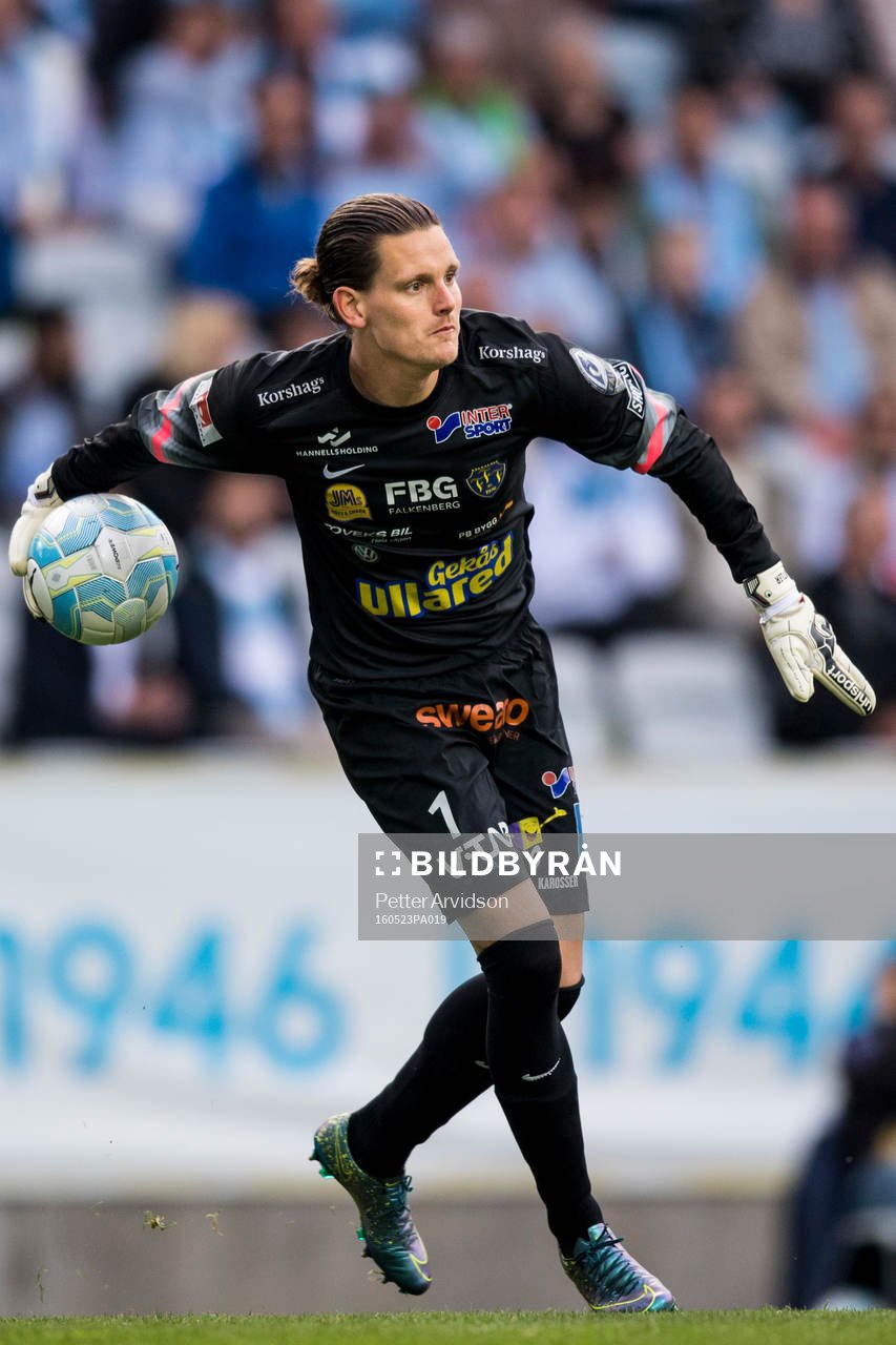 Falkenbergs målvakt Otto Martler