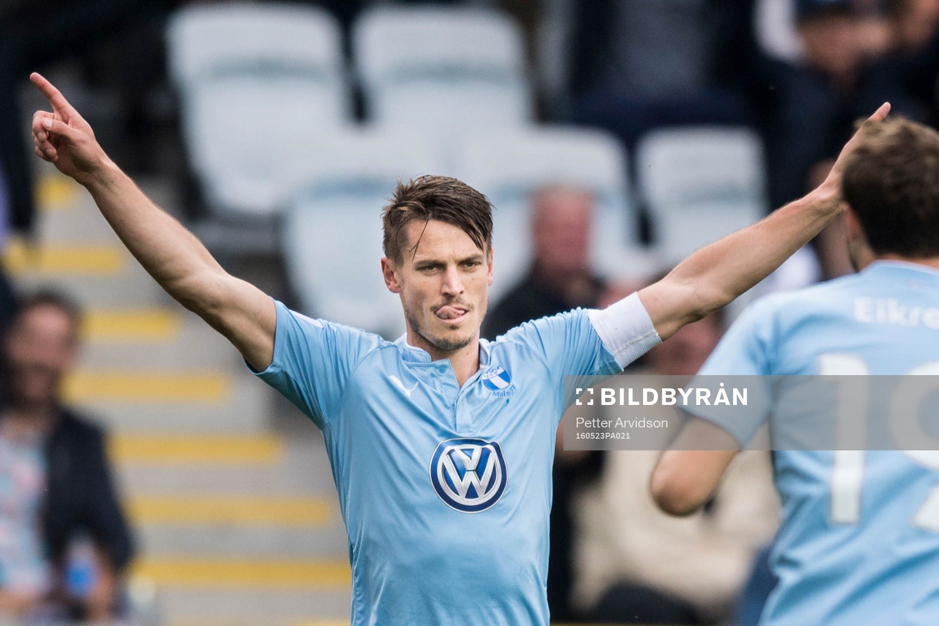 Malmö FFs Markus Rosenberg jublar